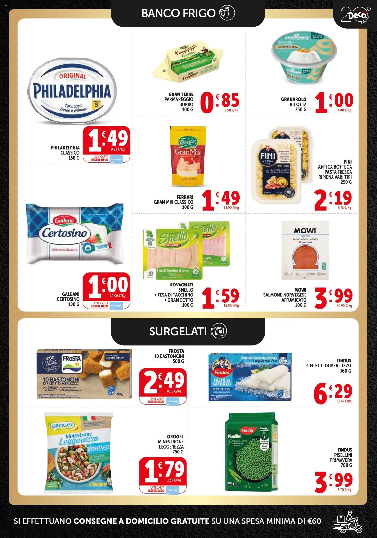 Volantino Decò del 17.03.2026 | Pagina: 5 | Prodotti: Tacchino, Prosciutto, Burro, Ricotta