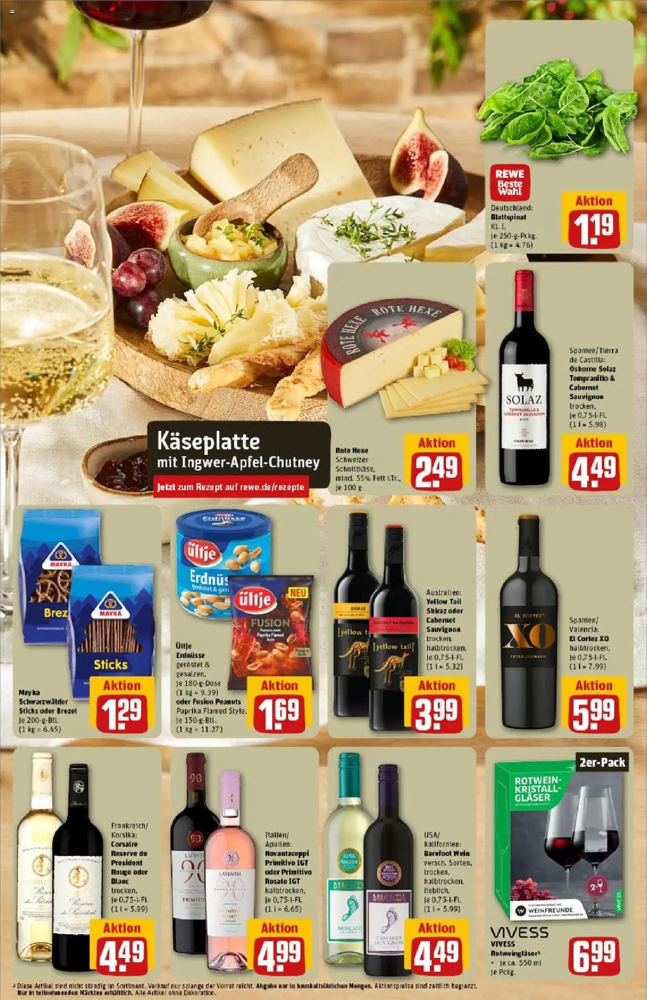 Rewe prospekt Zell Unter Aichelberg	 – gültig ab 06.10.2025 | Seite: 5 | Produkte: Osborne, Rotwein, Paprika, Wein
