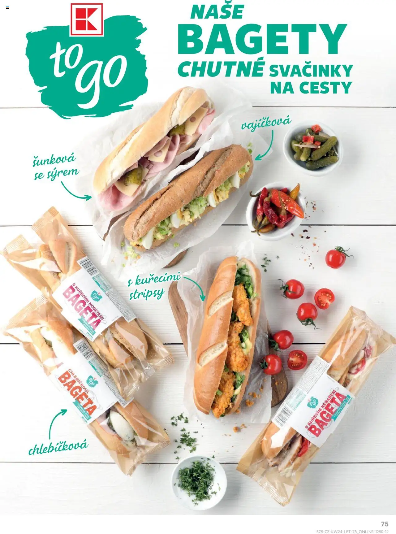 Kaufland leták od 11.06.2025 | Strana: 75 | Produkty: Bageta, Bagety