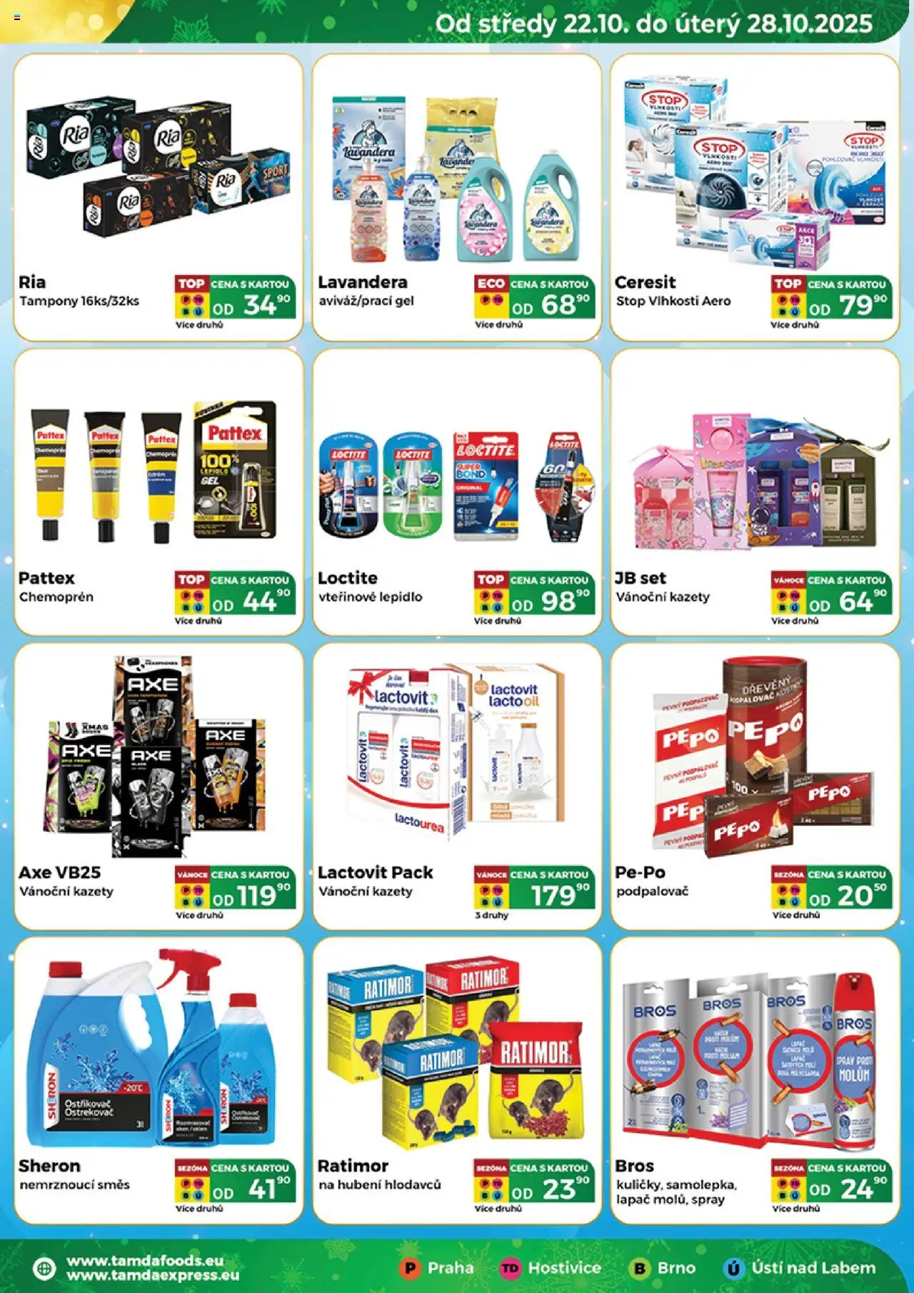 Tamda Foods leták od 22.10.2025 | Strana: 5 | Produkty: Pepo, Kostky, Tampony, Lactovit
