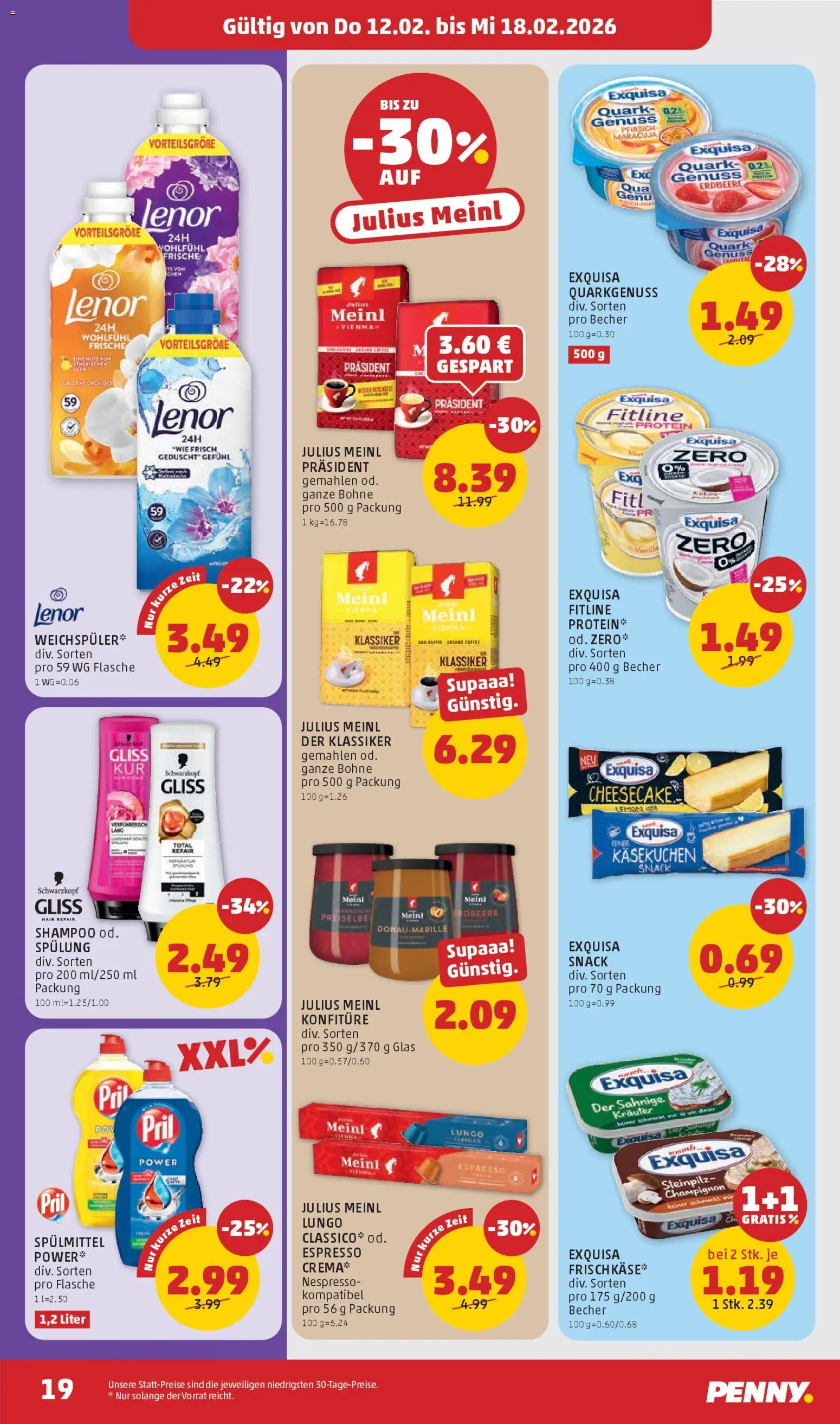 Penny Markt Flugblatt gültig ab 12.02.2026 | Seite: 19