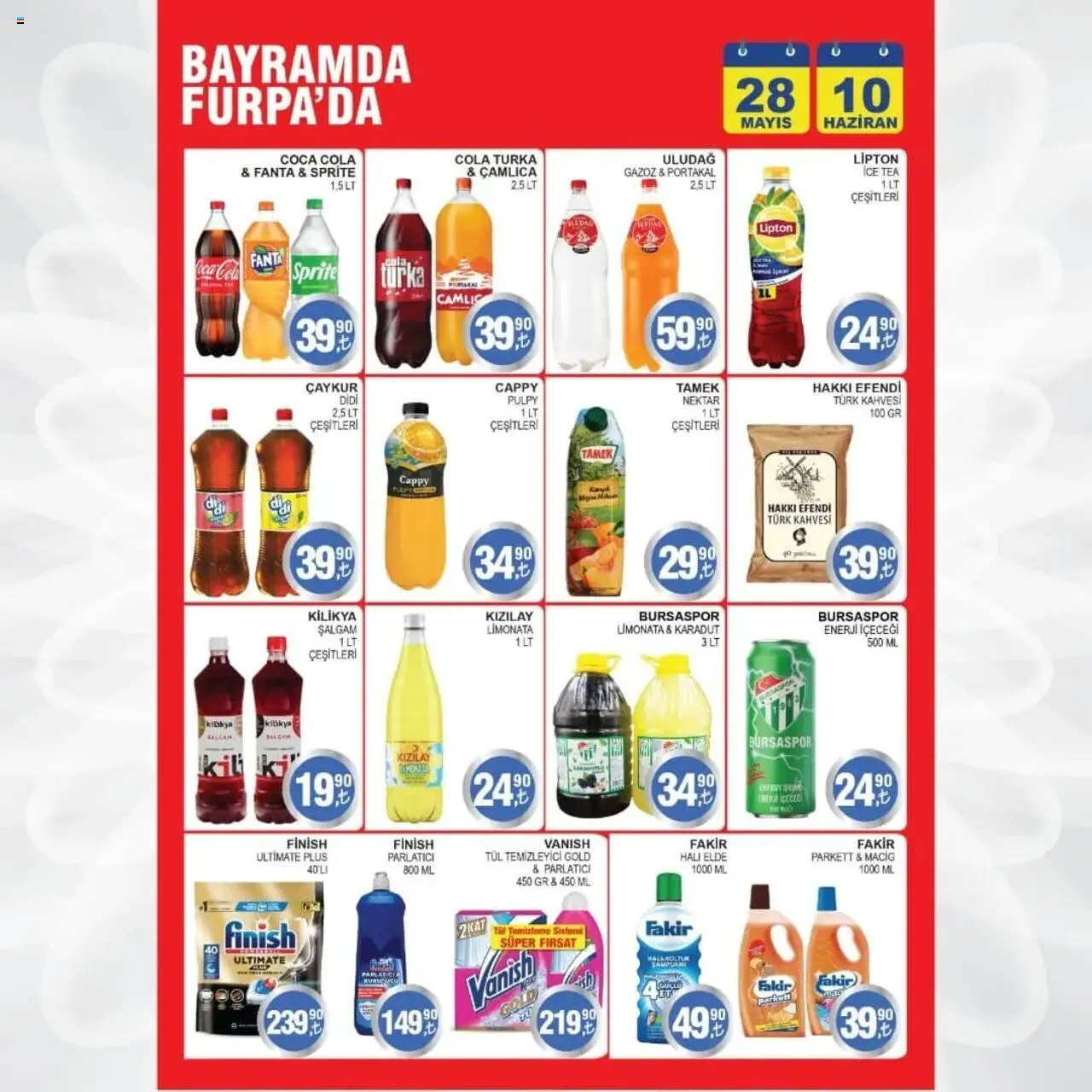 Furpa Bayramda Furpa'da - 28.05.2025 tarihinden itibaren geçerlidir | Sayfa: 7 | Ürünler: Halı, Portakal, Enerji içeceği, Sprite
