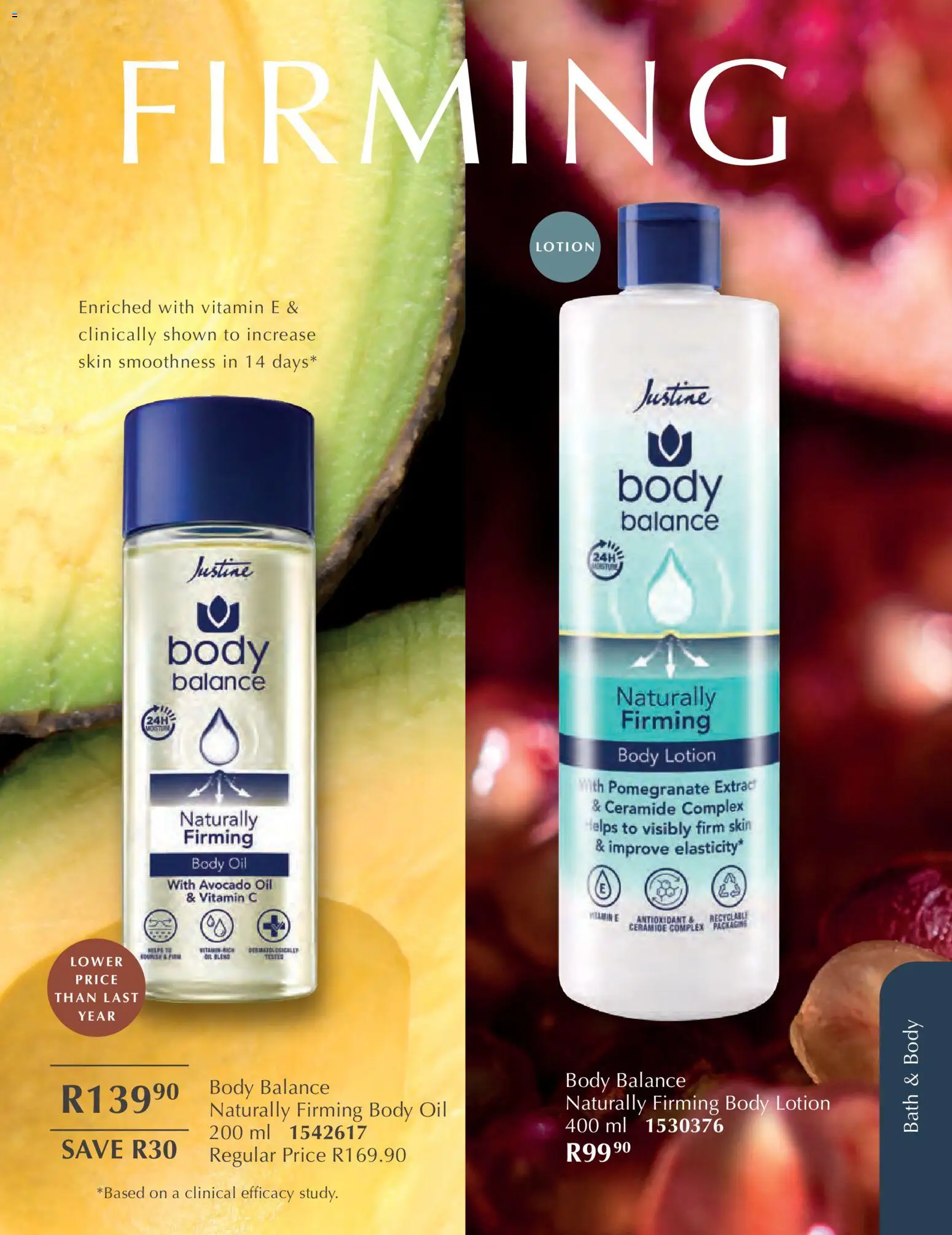 New Justine catalogue – valid from 01.02.2026 | Page: 80 | Products: Bath, Oil, Lotion