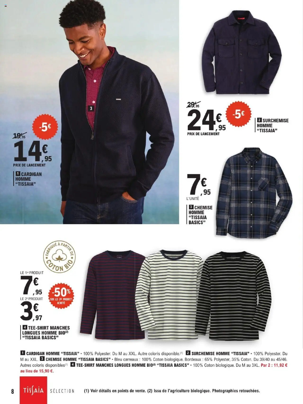  | Page: 8 | Produits: Cardigan, Coton, Chemise, T-shirt