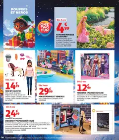 Auchan - Prévisualisation de Auchan - La fabuleuse mission de Noël valide à partir de 17.10.2025 | Page: 36 | Produits: Poupée, Brosse, Dressing, Piles