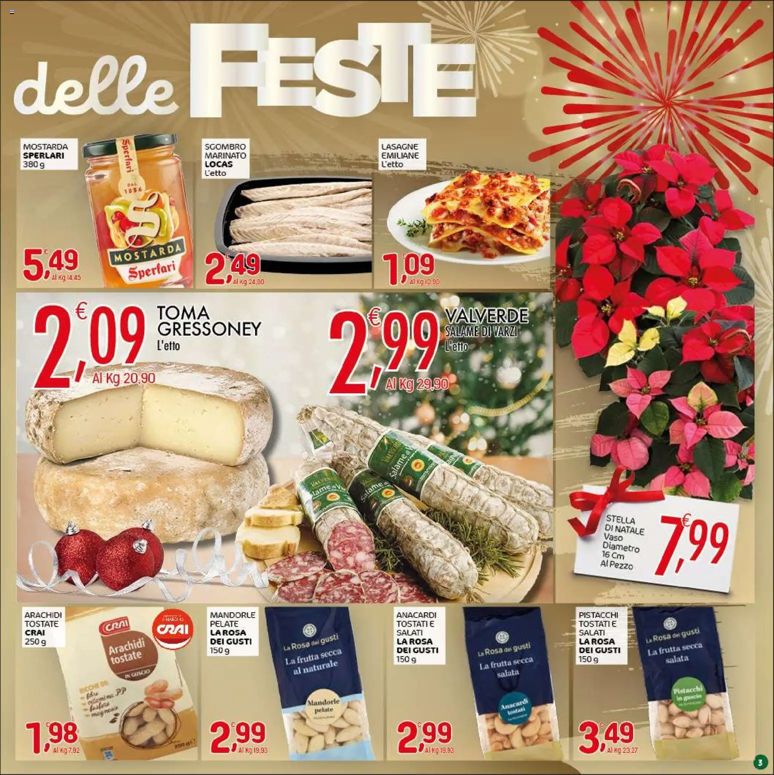 Volantino CRAI del 18.12.2025 | Pagina: 3 | Prodotti: Anacardi, Arachidi, Pistacchi, Sgombro