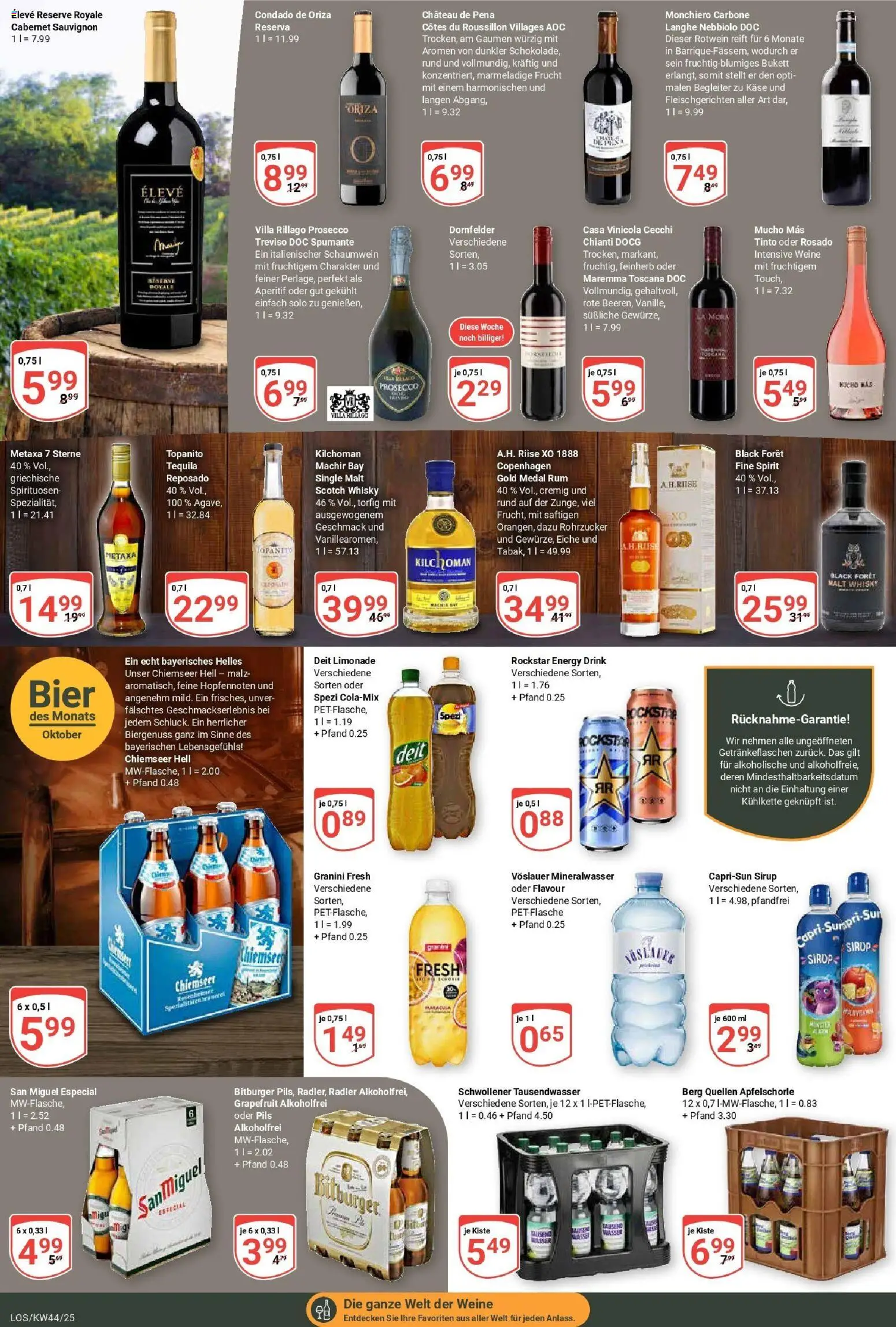 Globus prospekt Losheim Am See	 – gültig ab 26.10.2025 | Seite: 16 | Produkte: Bier, Rotwein, Metaxa, Grapefruit