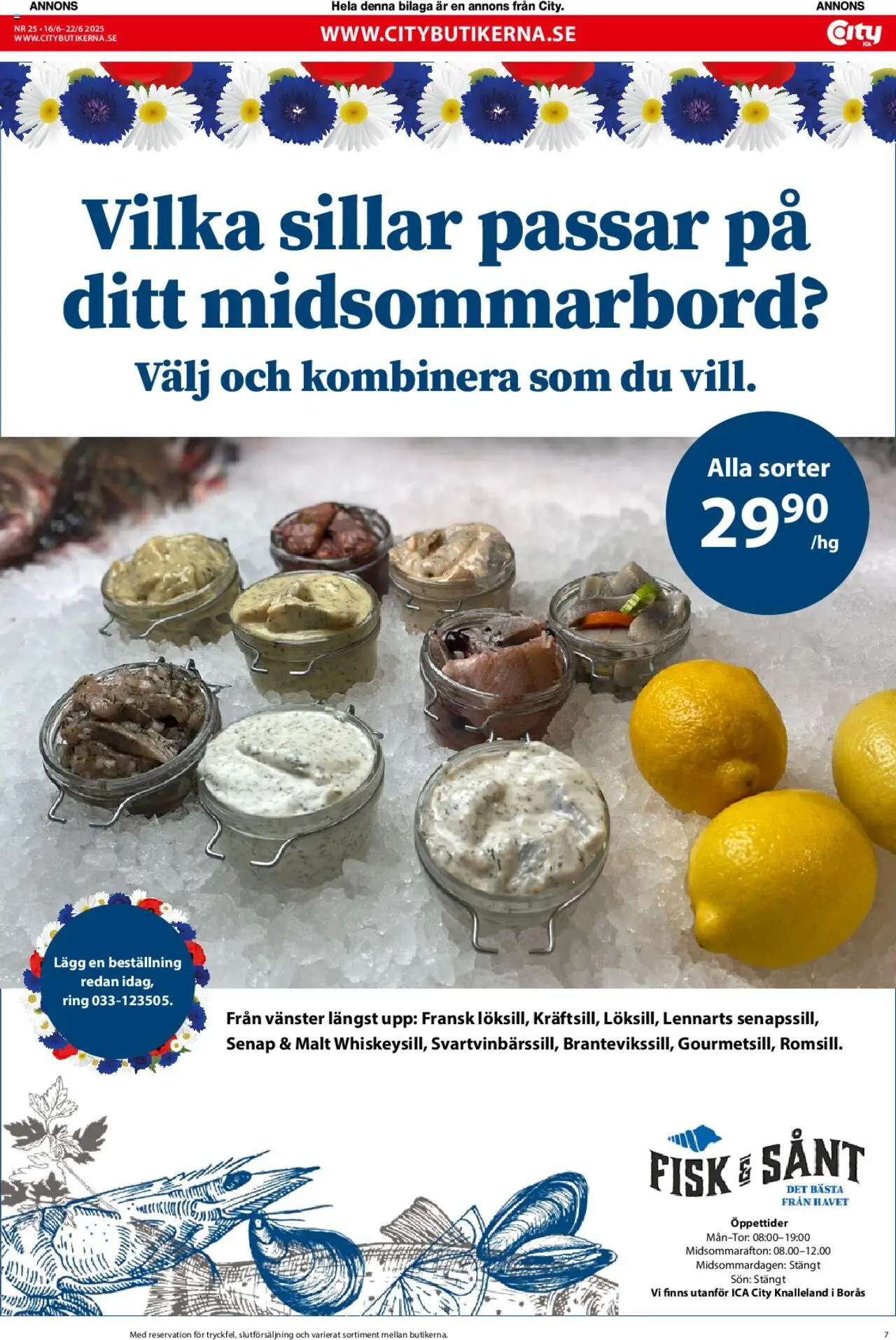 ICA Kvantum reklamblad aktuell från 16.06.2025 | Sida: 7 | Produkter: Senap, Ring