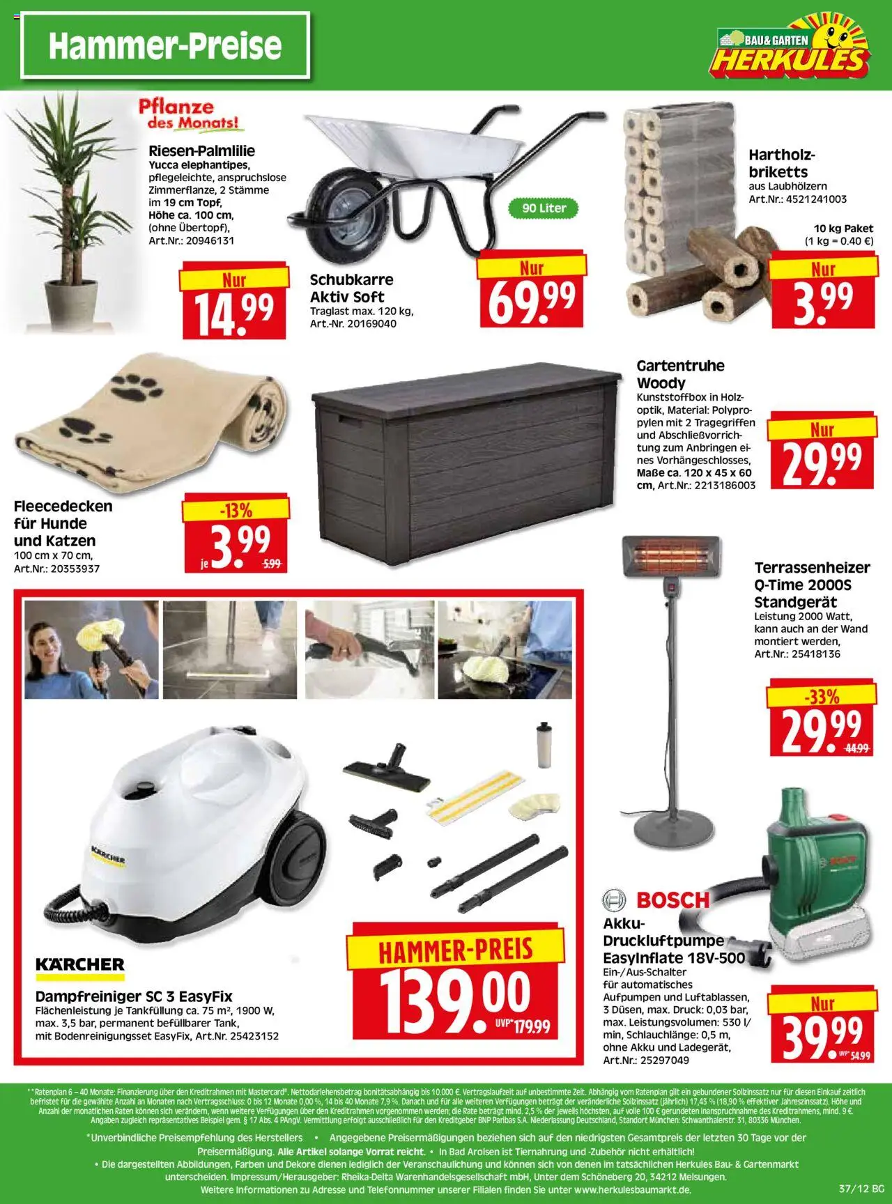 HERKULES - Bau & Garten – gültig ab 08.09.2025 | Seite: 12 | Produkte: Bosch, Bad