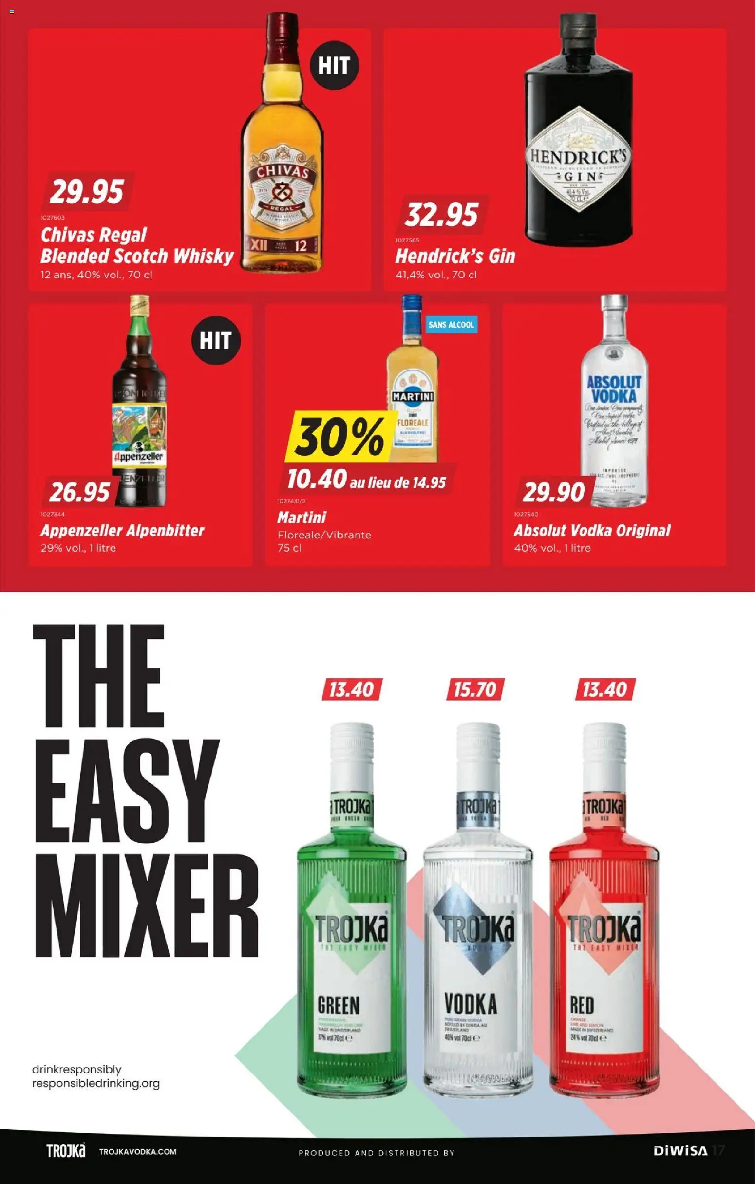 Denner Aktionen FR – gültig ab 13.01.2026 | Seite: 17 | Produkte: Regal, Gin, Mixer