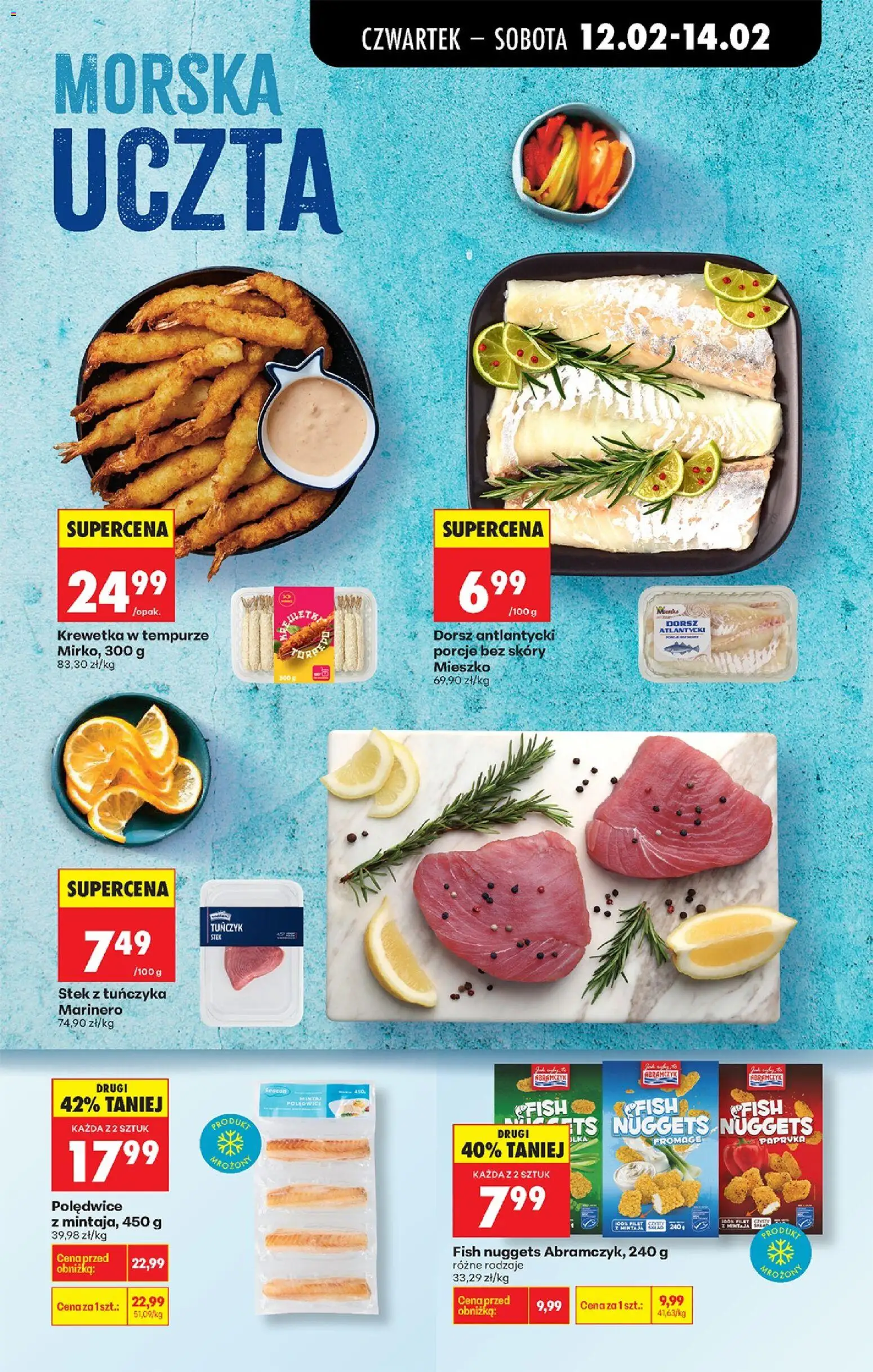 Biedronka gazetka - Oferta w tym tygodniu od 12.02.2026 | Strona: 51 | Produkty: Dorsz, Papryka, Tuńczyk, Nuggets