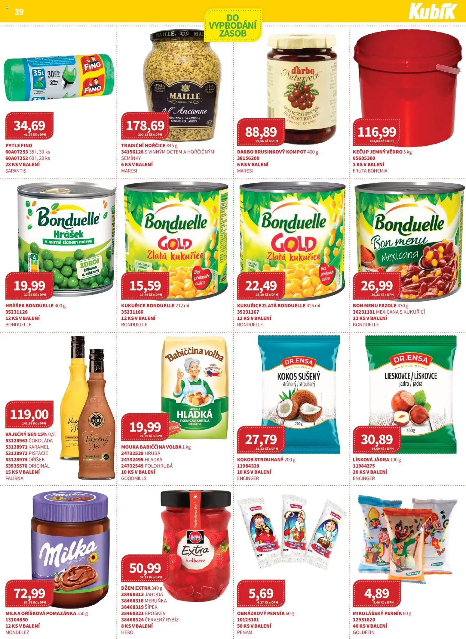 Kubík leták - Velkoobchod od 01.12.2025 | Strana: 39