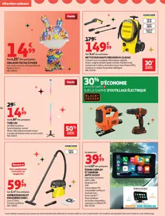 Auchan - Prévisualisation de Auchan - Bon Noël et Bonnes Affaires : Sélection cadeaux valide à partir de 02.12.2025 | Page: 34 | Produits: USB, Nettoyeur haute pression, Pull, Télécommande