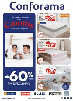 Pré-visualização Conforama folheto válido de 05.02.2026