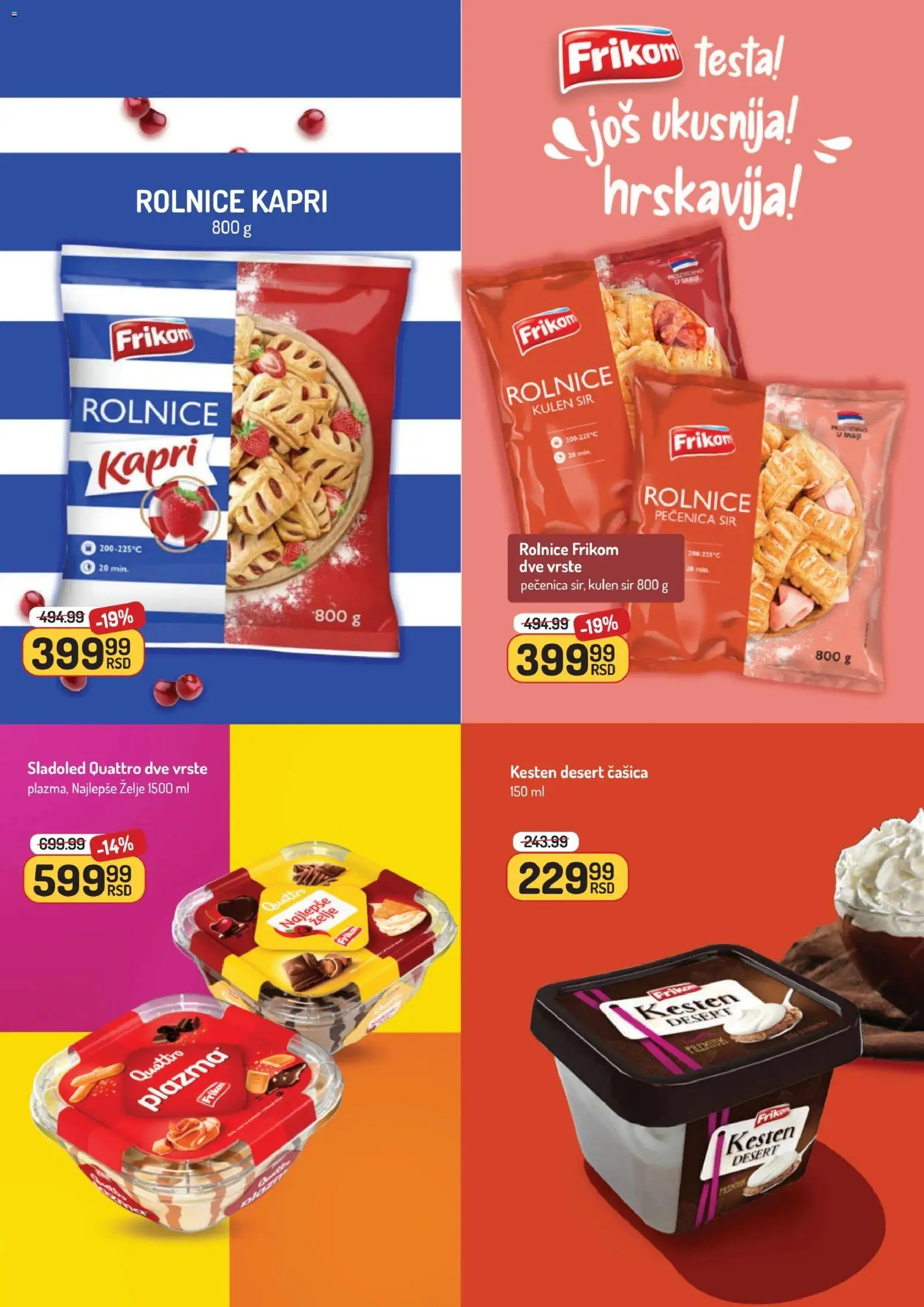 Aman katalog - važi od 24.11.2025 | Strana: 19 | Proizvode: Sladoled, Kulen, Sir, Pečenica