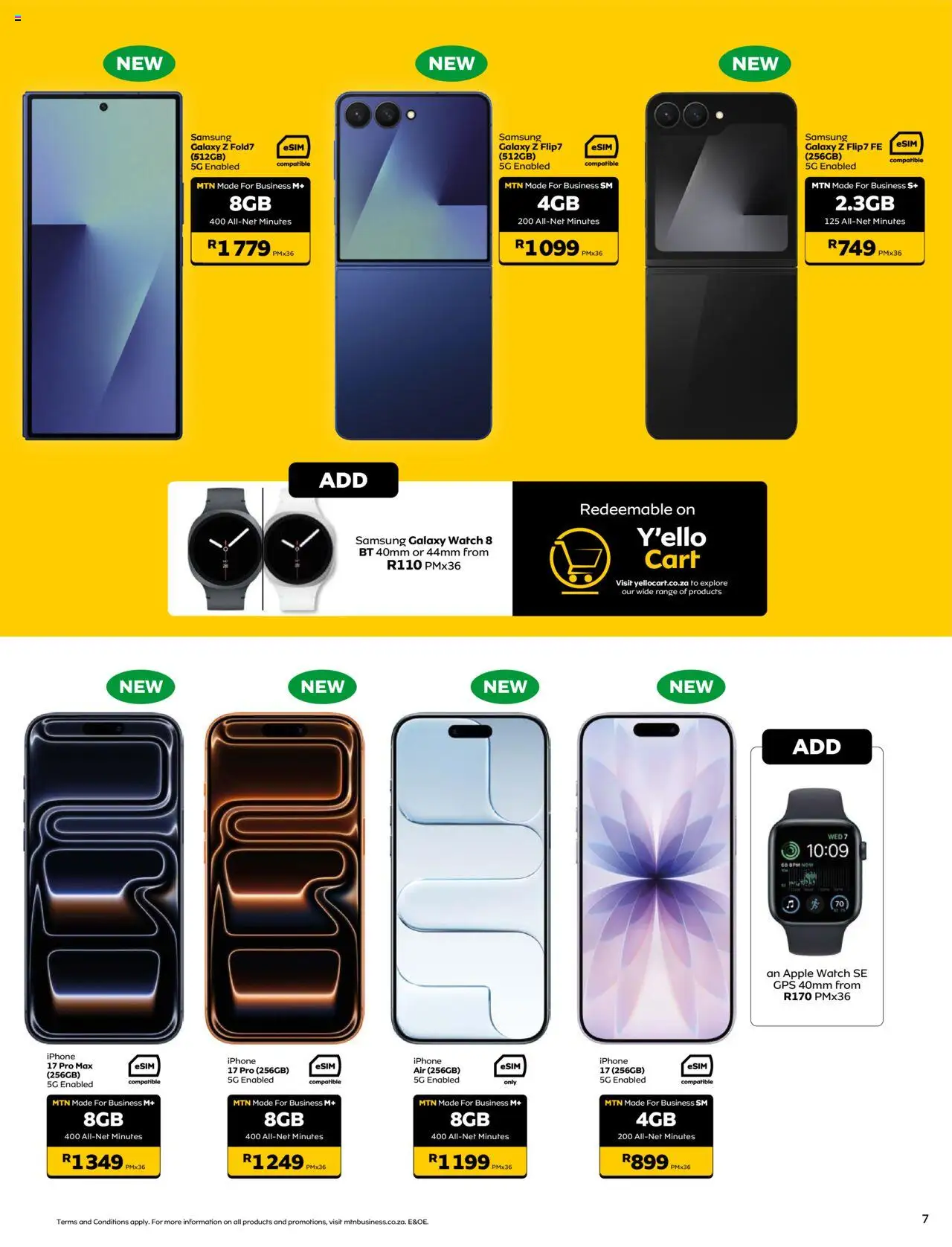 New MTN catalogue – valid from 07.10.2025 | Page: 7 | Products: Watch