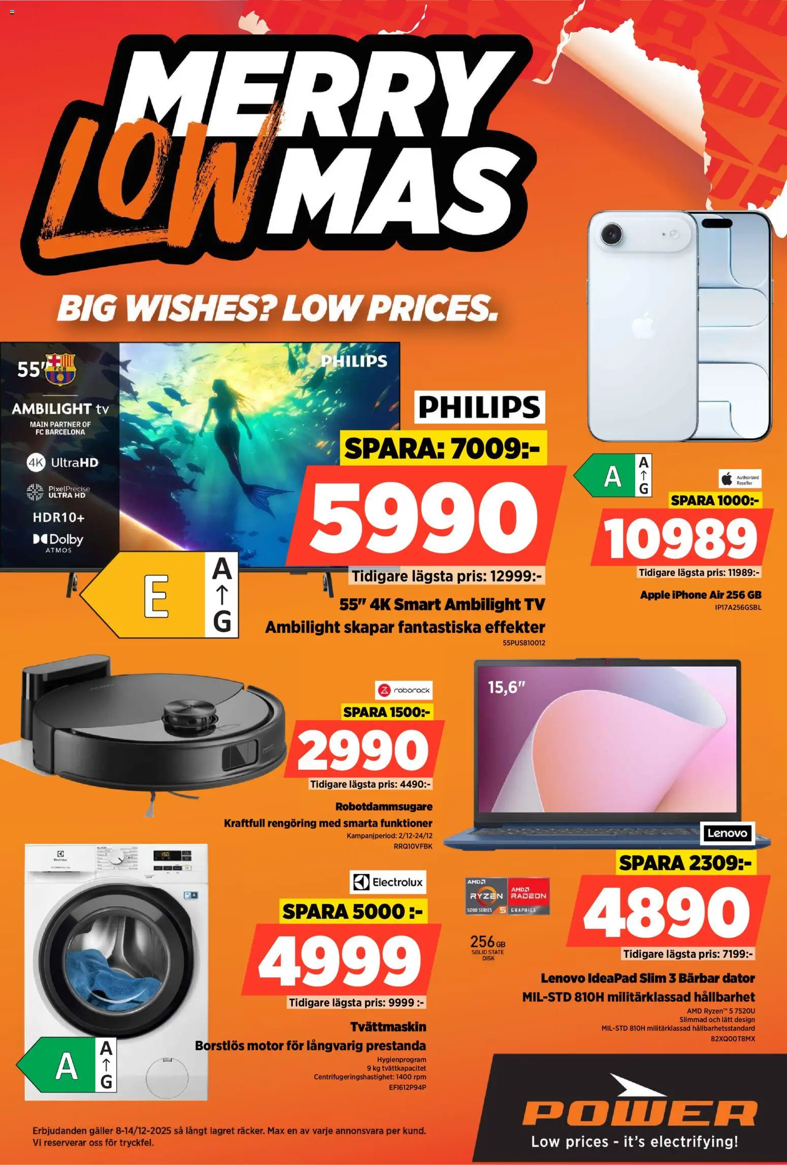 Power reklamblad aktuell från 08.12.2025 | Sida: 1