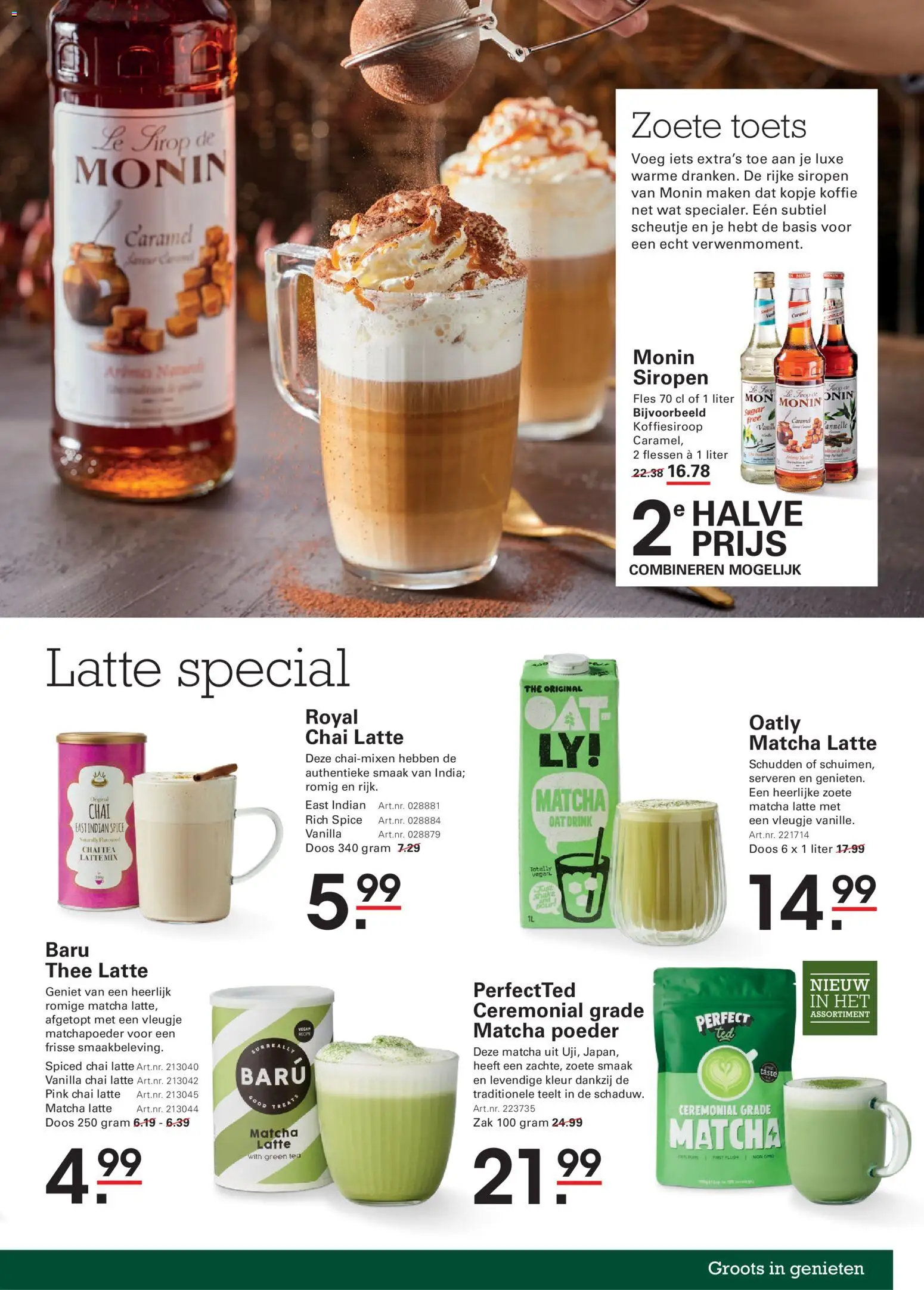 {H1} | Pagina: 49 | Producten: Koffie, Thee, Fles, Zak