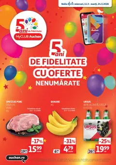 Ofertele Auchan valabile de la 11.03.2026