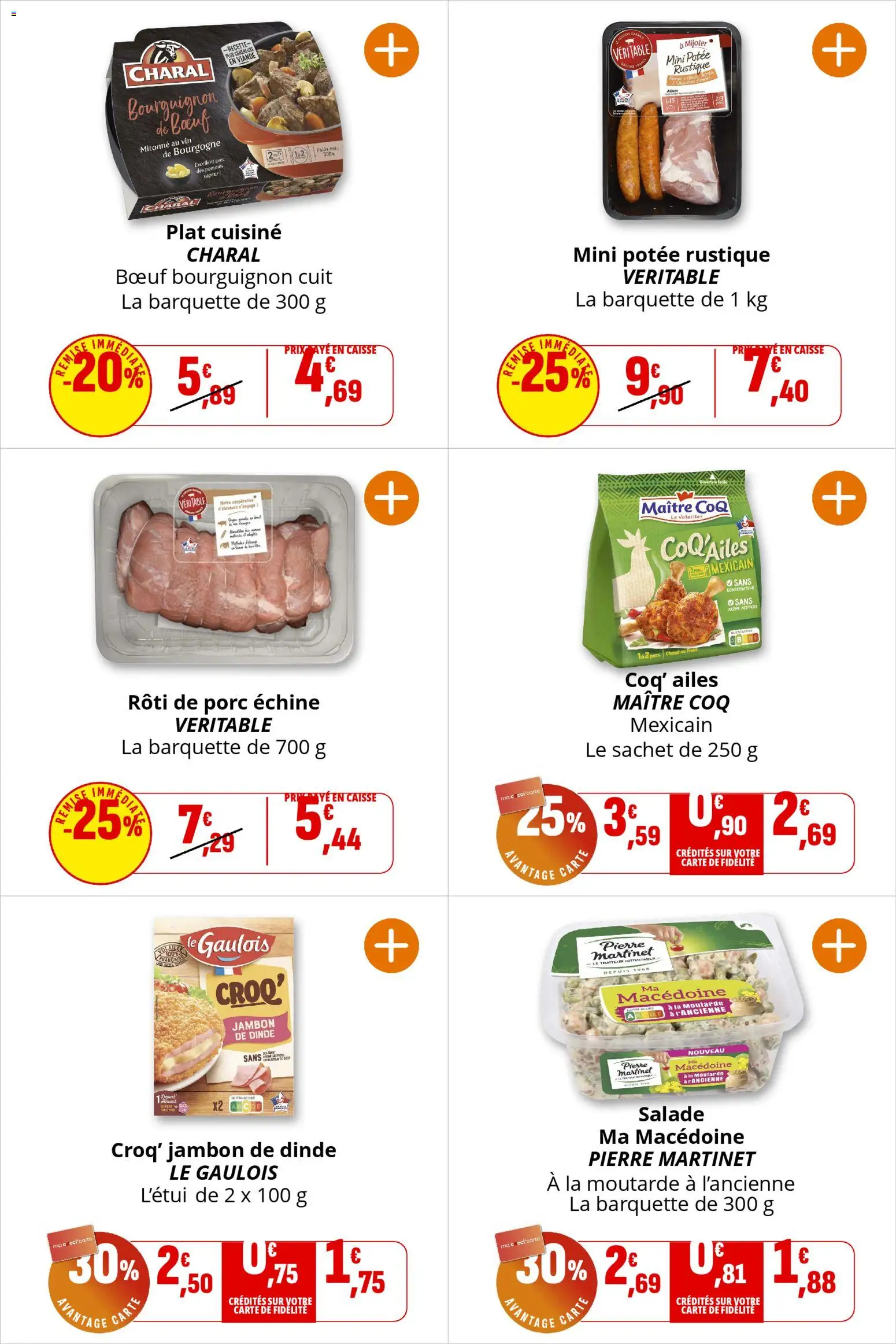 {H1} | Page: 12 | Produits: Bœuf bourguignon, Moutarde, Viande, Porc