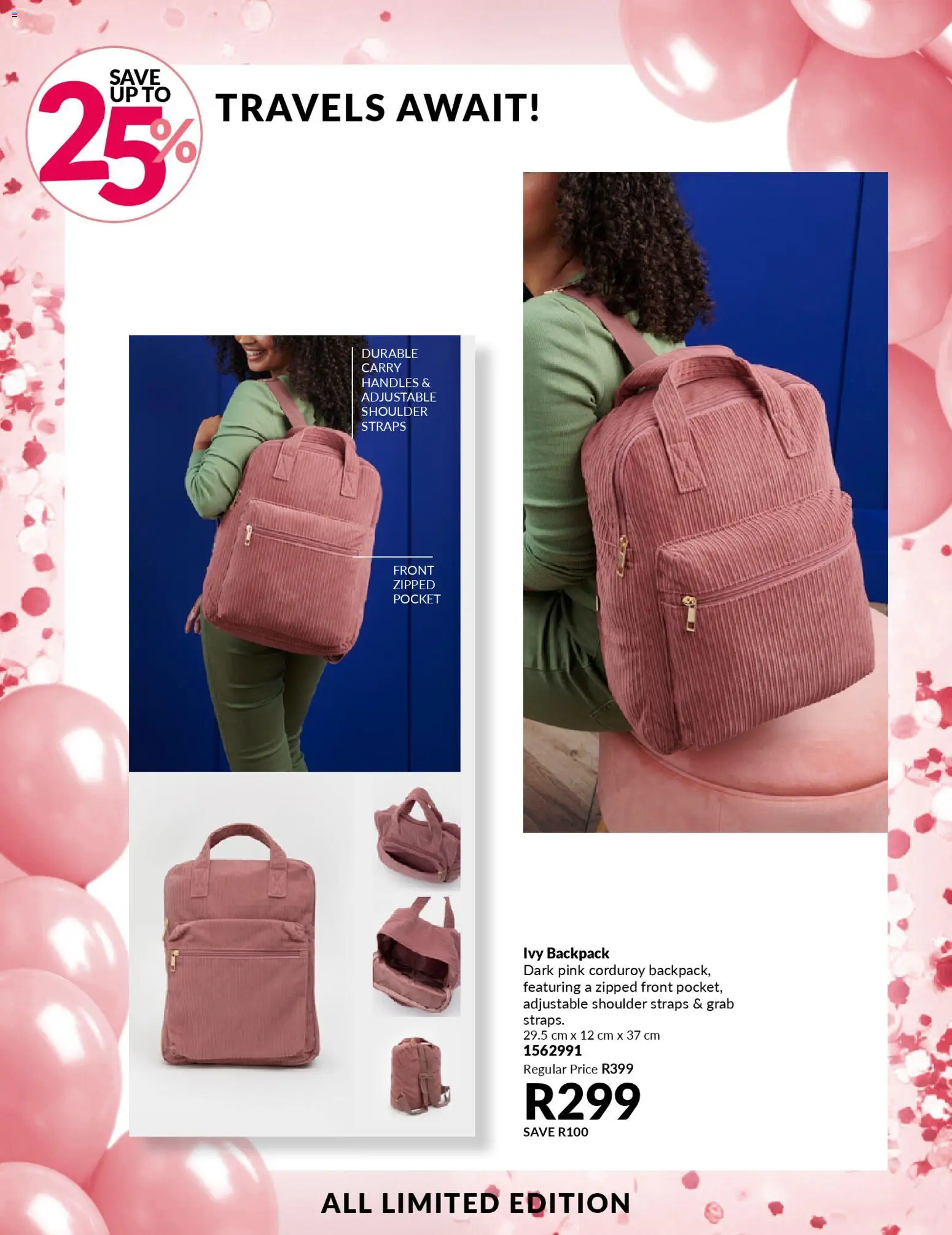 New Avon catalogue – valid from 24.01.2026 | Page: 24 | Products: Backpack
