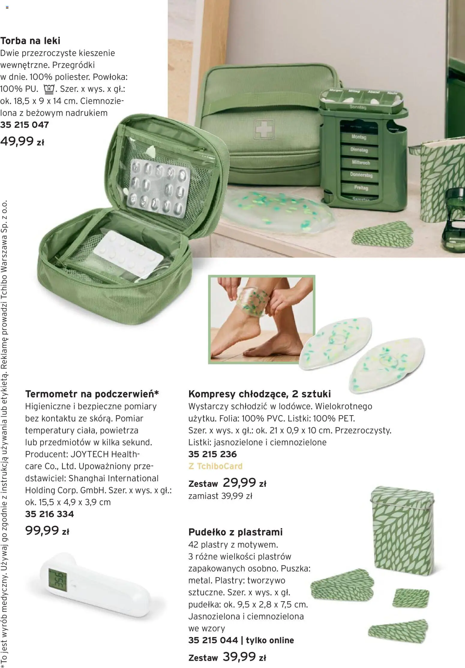 Tchibo promocje od 24.03.2026 | Strona: 8 | Produkty: Torba, Termometr, Tchibo, Pudełko