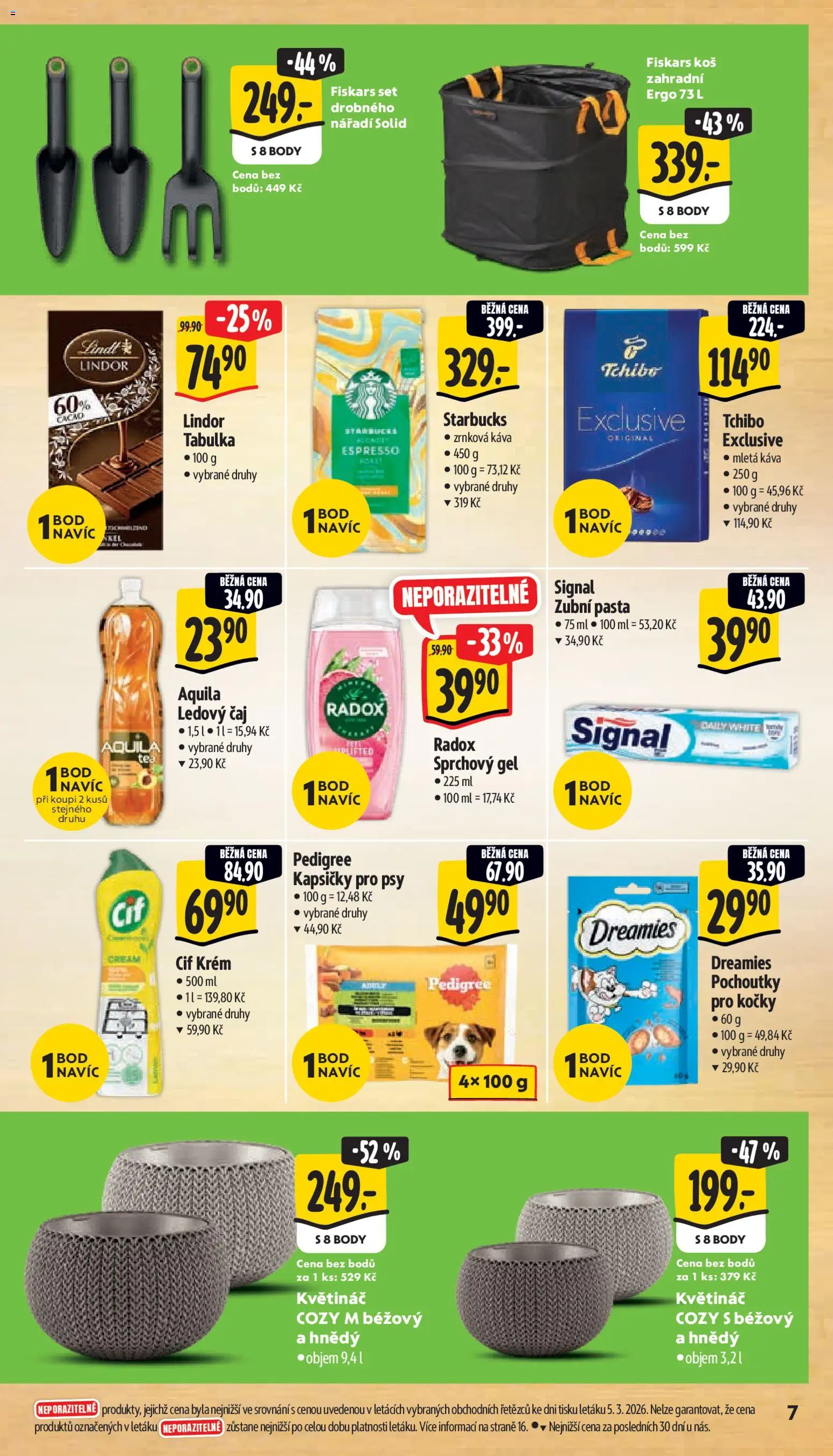 Albert leták - Supermarket od 11.03.2026 | Strana: 13 | Produkty: Zubní pasta, Káva, Aquila, Ledový čaj