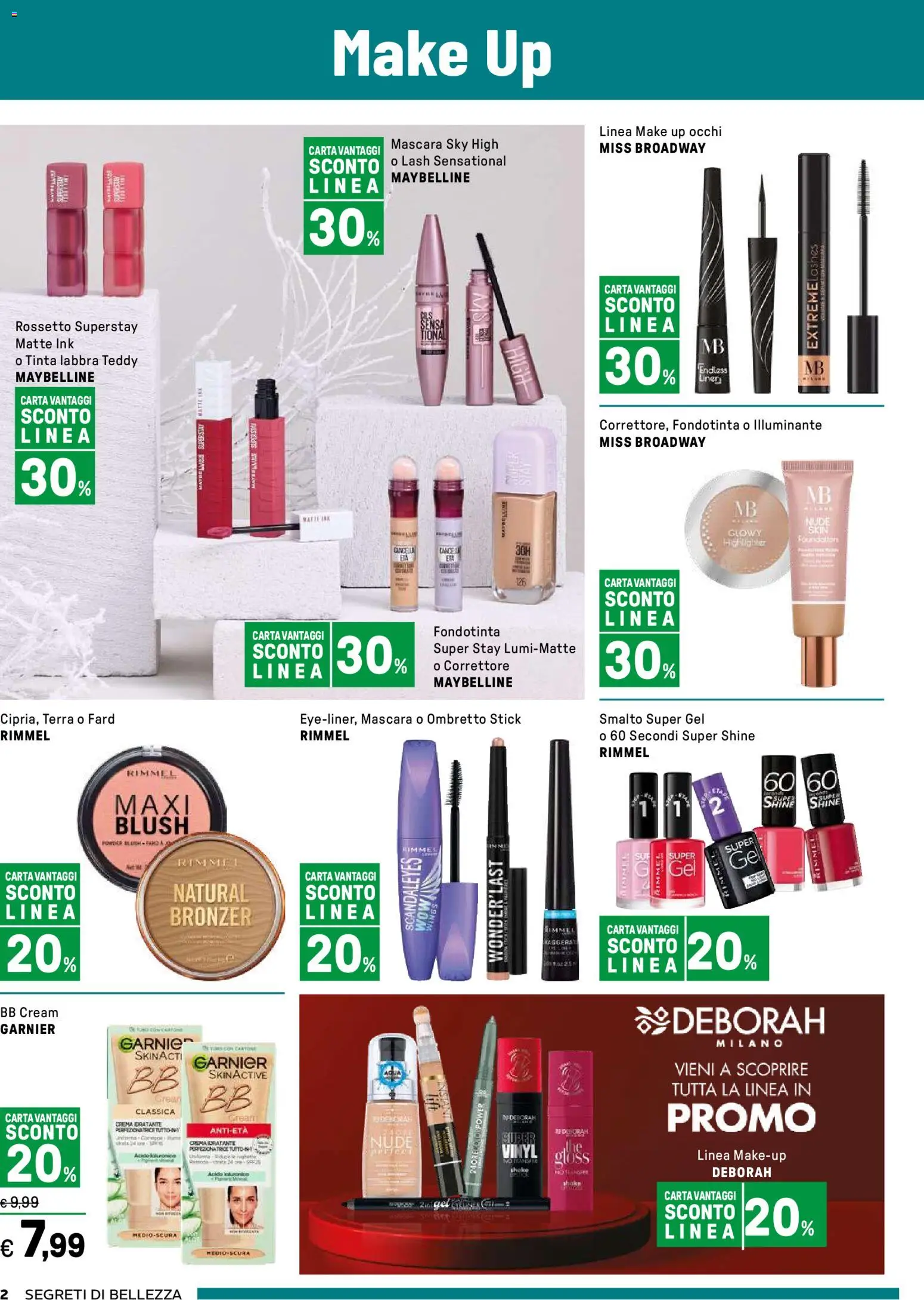 Volantino Iper del 19.01.2026 | Pagina: 2 | Prodotti: Mascara, Crema, Fondotinta, Correttore