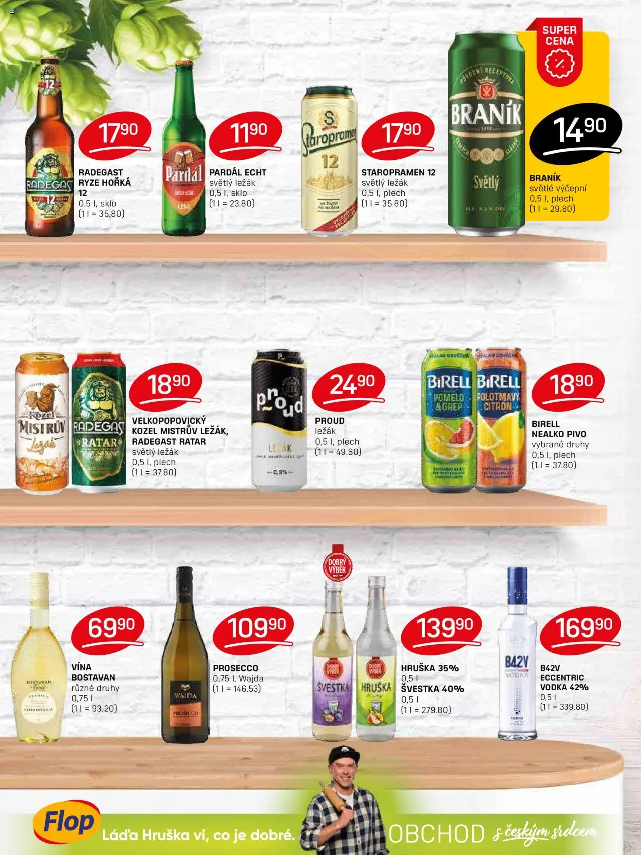 Flop leták od 08.10.2025 | Strana: 10 | Produkty: Pomelo, Birell, Vodka, Radegast Ratar