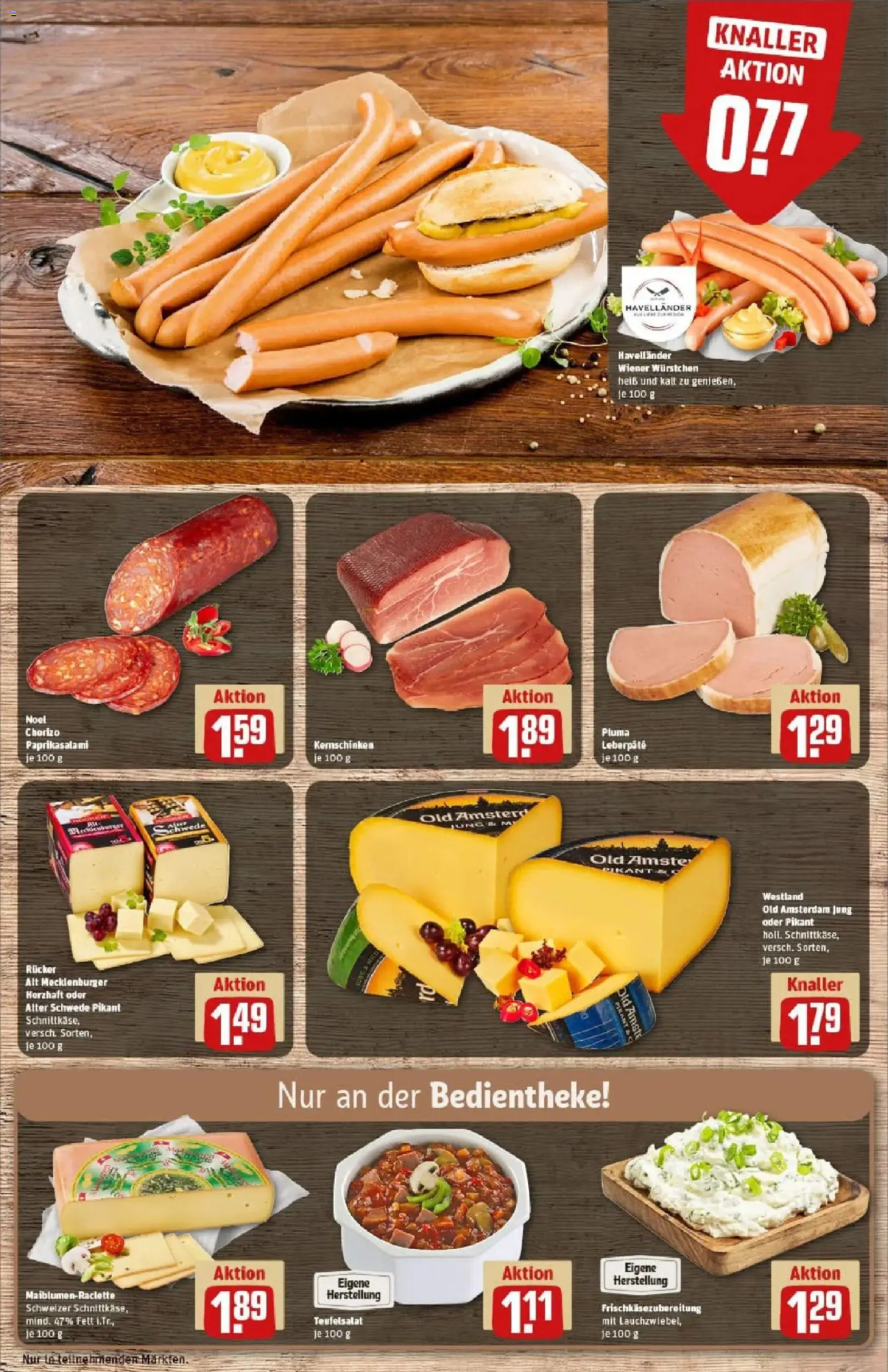 Rewe prospekt Ballenstedt	 – gültig ab 22.12.2025 | Seite: 11 | Produkte: Wiener wurstchen, Raclette