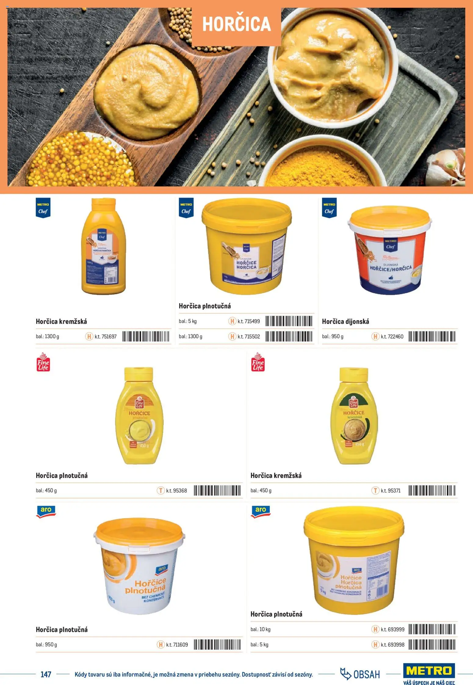 Nové Metro akcie – leták je platný od 01.01.2025 | Strana: 147