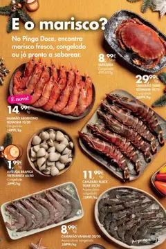 Pré-visualização Pingo Doce - Catálogo de Natal válido de 25.11.2025 | Página: 13 | Produtos: Camarão, Sapateira
