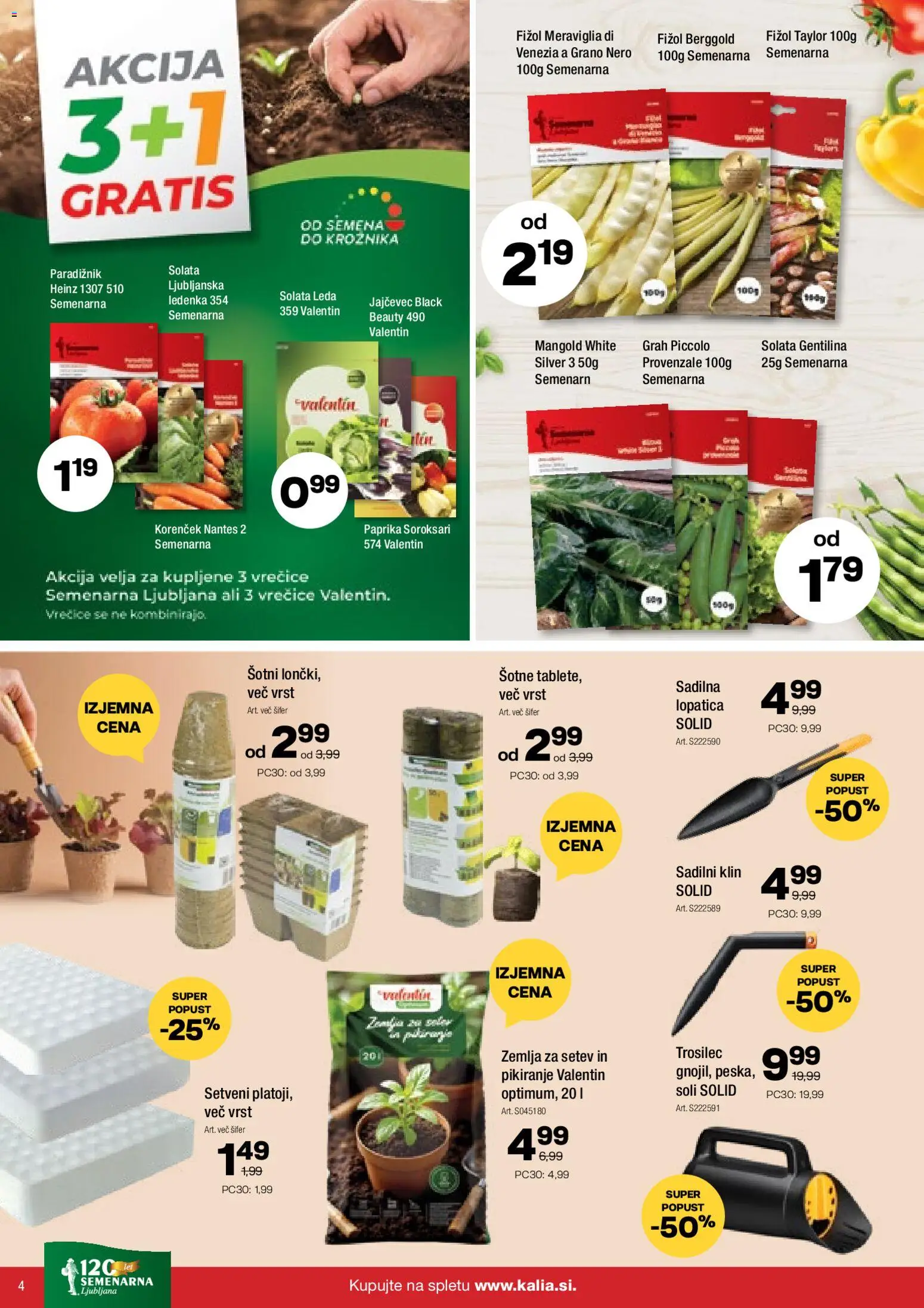Novi Kalia katalog ponudbe – veljaven od 09.02.2026 | Stran: 4 | Izdelki: Paprika, Paradiznik, Korencek, Jajcevec