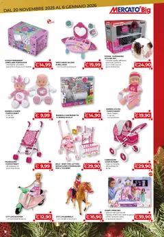 Anteprima del volantino Mercatò Sogni sotto l'albero catalogo valido a partire dal 20.11.2025 | Pagina: 9 | Prodotti: Spazzola, Borsetta, Gioco, Dyson