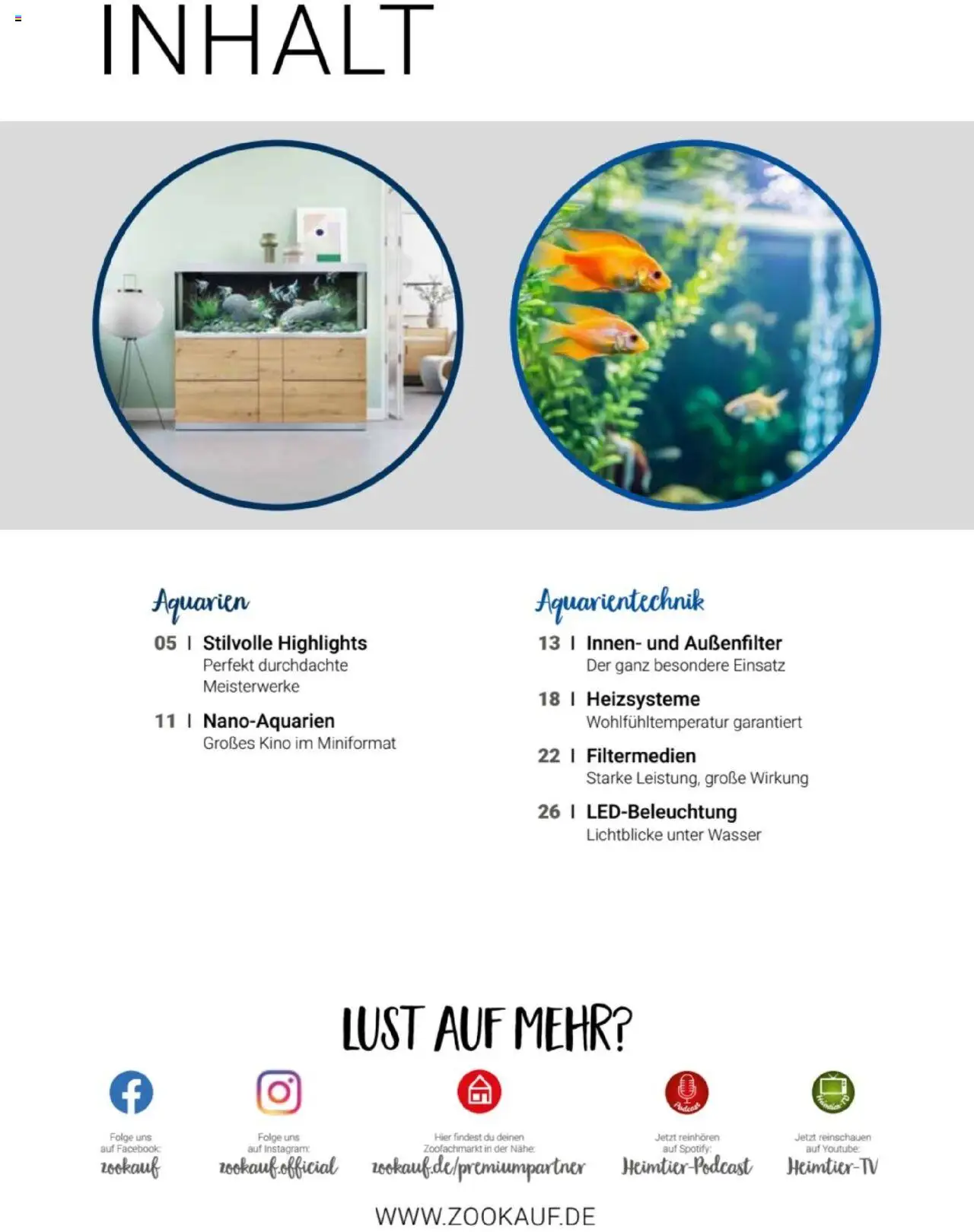 zookauf Themenkatalog Aquaristik – gültig ab 01.10.2025 | Seite: 2 | Produkte: Wasser
