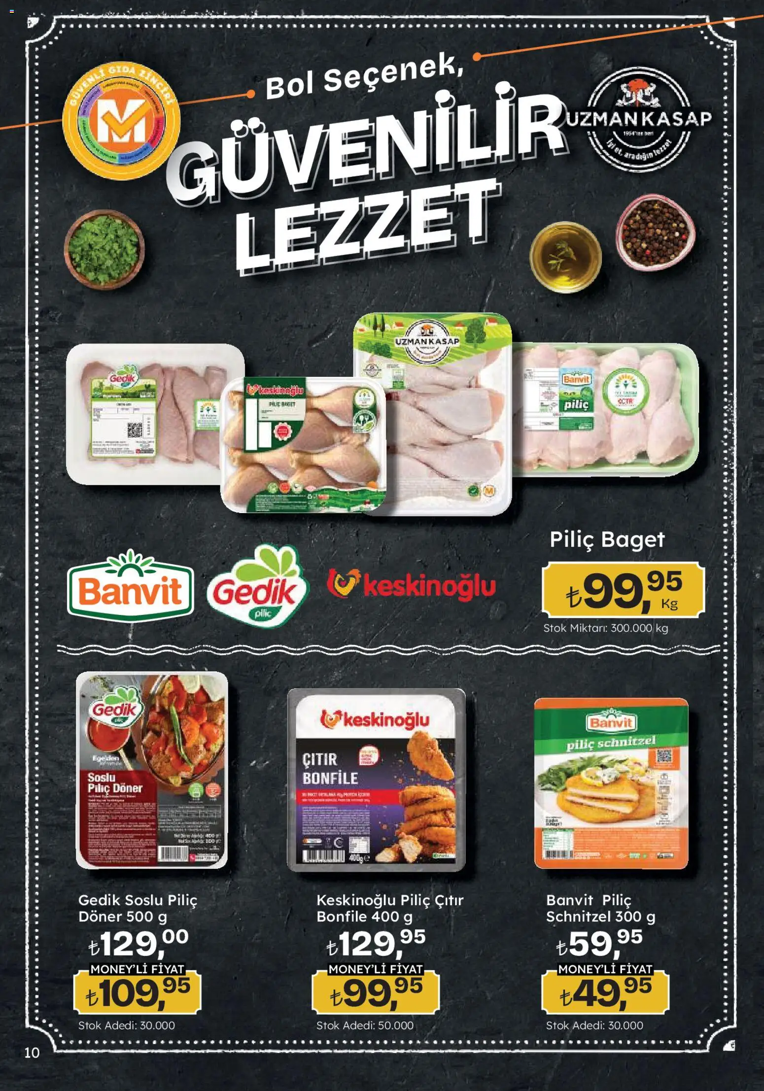 Migros Katalog - Migroskop - 08.01.2026 tarihinden itibaren geçerlidir | Sayfa: 10 | Ürünler: Döner, Piliç