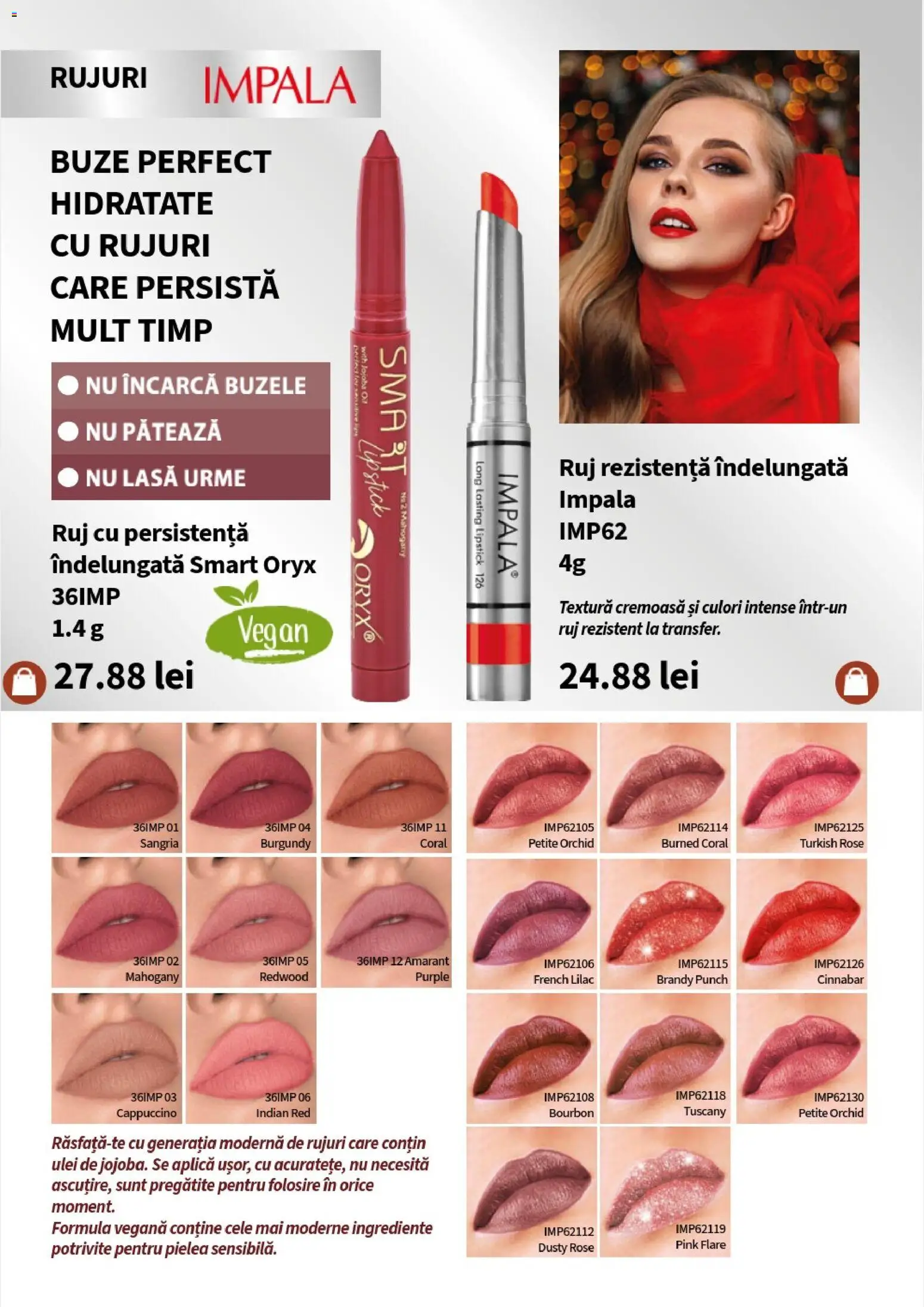 Noul catalog Lady’s – valabil de la 10.11.2025 | Pagină: 96 | Produse: Ruj, Ulei, Bourbon