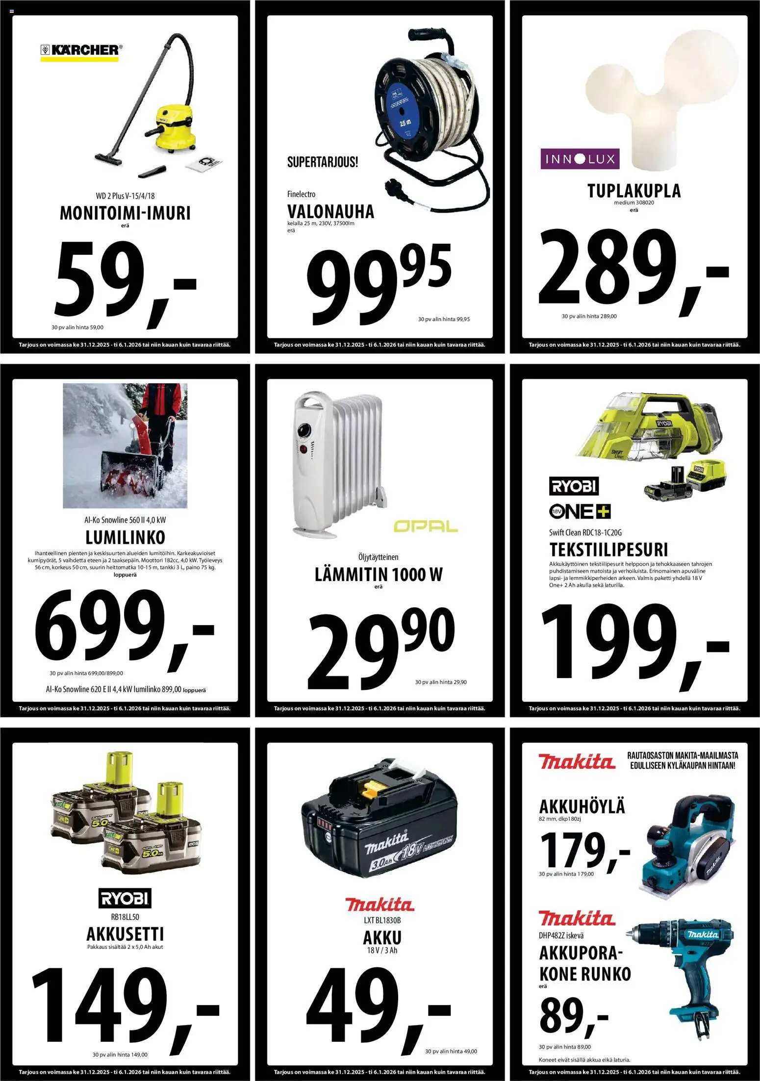 Tuuri tarjoukset – voimassa 31.12.2025 alkaen | Sivu: 16