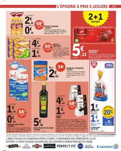 E.Leclerc - Prévisualisation de BEURRE DE CACAHUÈTES "SKIPPY", Super chunk avec morceaux, Crémeux ou Crémeux sans sucres ajoutés 340 g. Le kg : 8,32 €. valide à partir de 25.11.2025 | Page: 21