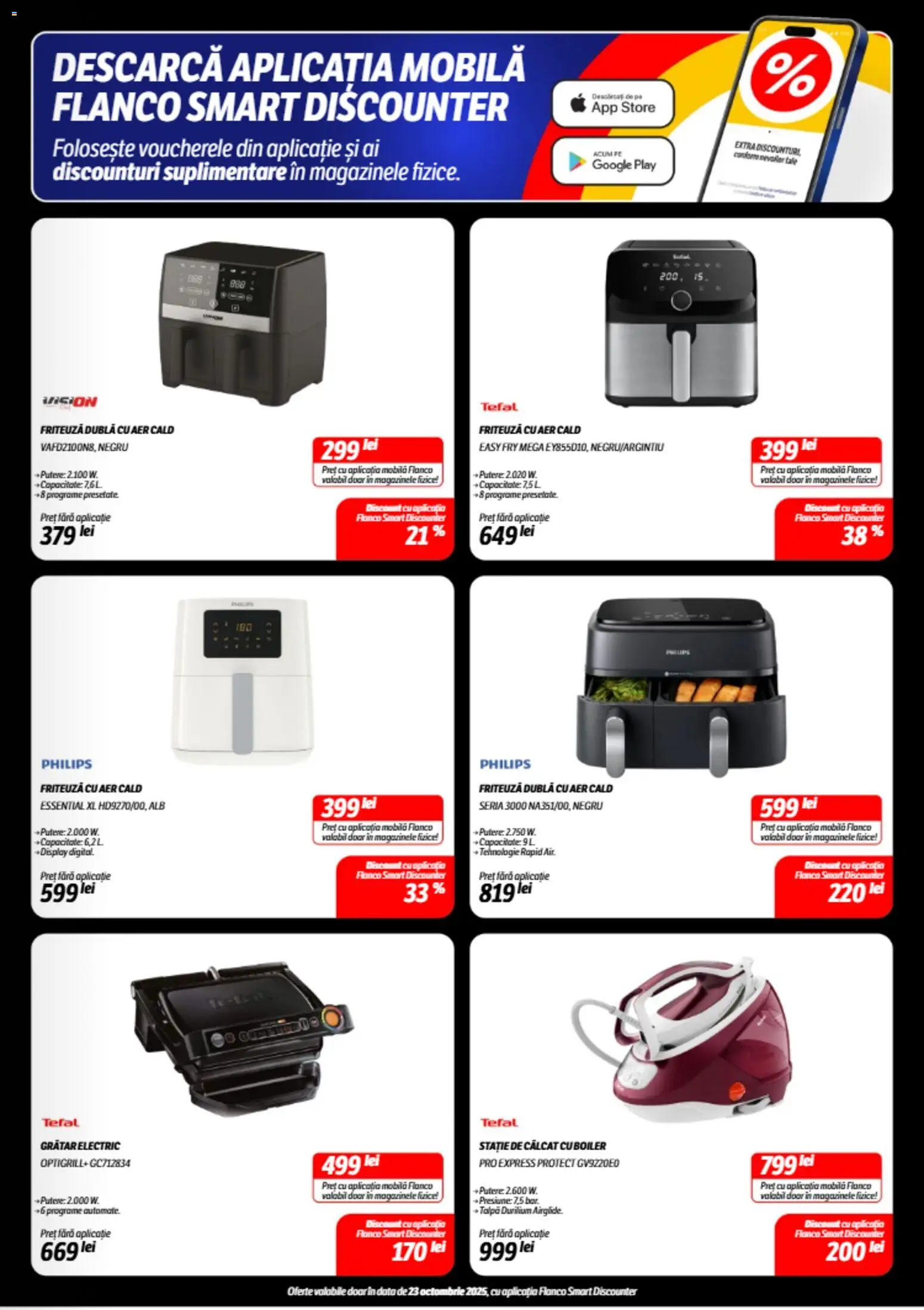 Noul catalog Flanco – valabil de la 23.10.2025 | Pagină: 15 | Produse: Boiler, Enginar, Friteuză, Grătar