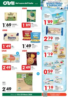 Anteprima del volantino CRAI volantino Cuor di Crai Biancavilla  valido a partire dal 18.03.2026 | Pagina: 3 | Prodotti: Yogurt, Formaggio, Grana Padano, Tortelli