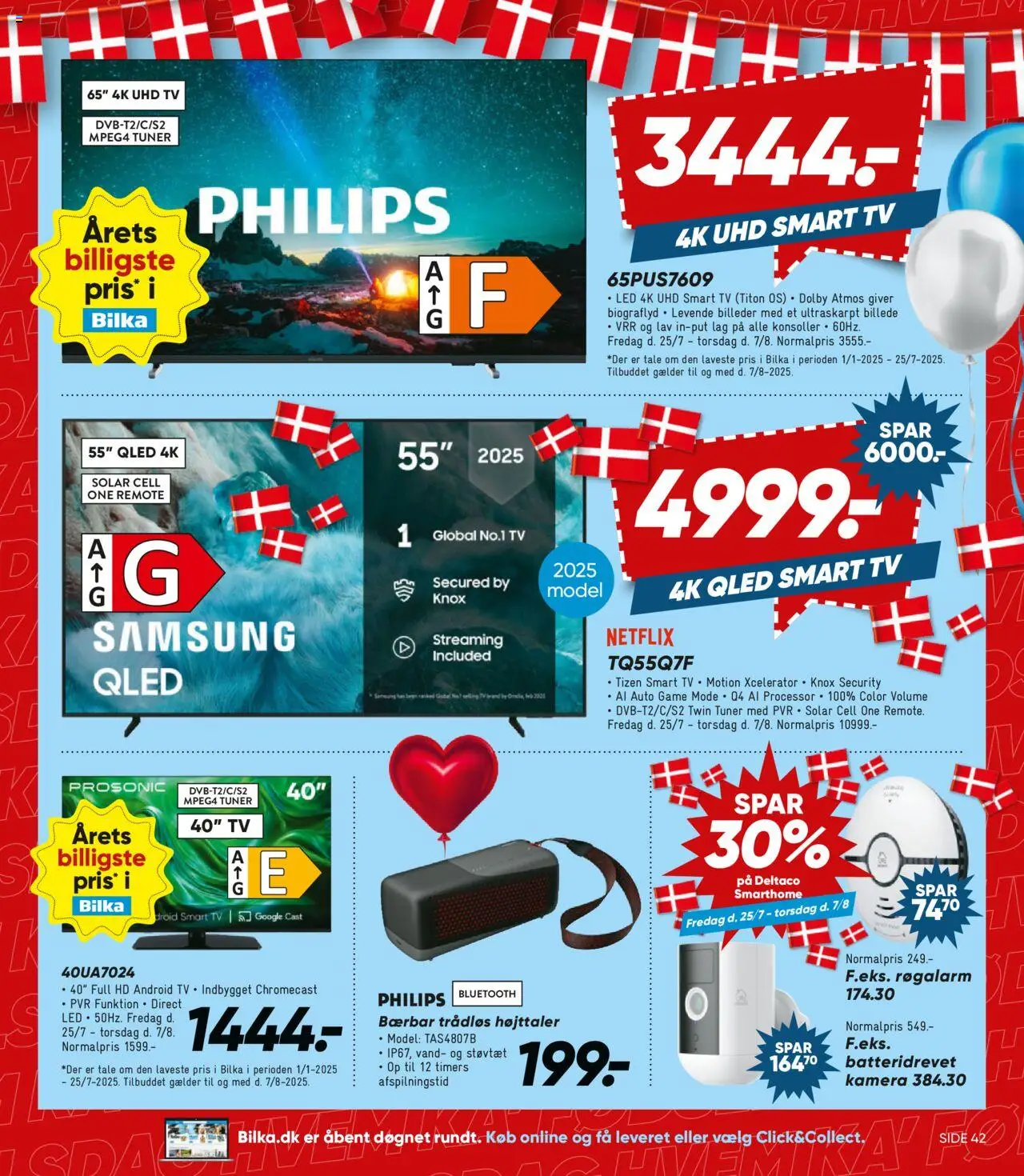 Bilka Tilbudsavis gyldig fra 25.07.2025 | Side: 18 | Produkter: Processor, TV, Højttaler, Kamera