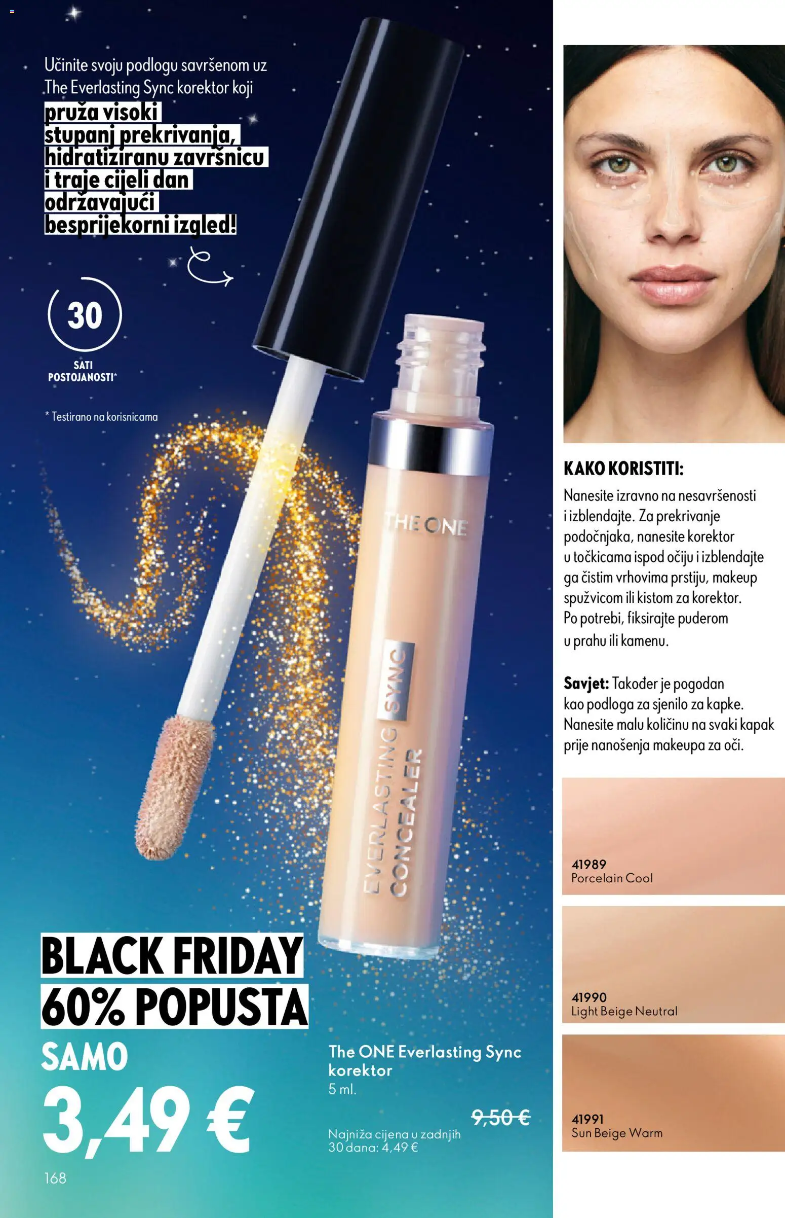 Oriflame katalog | vrijedi od 19.11.2025 | Stranica: 168 | Proizvodi: Concealer, Korektor