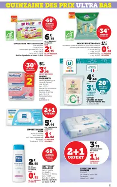 Hyper U - Prévisualisation de Hyper U - Les prix bas de la semaine valide à partir de 06.01.2026 | Page: 11