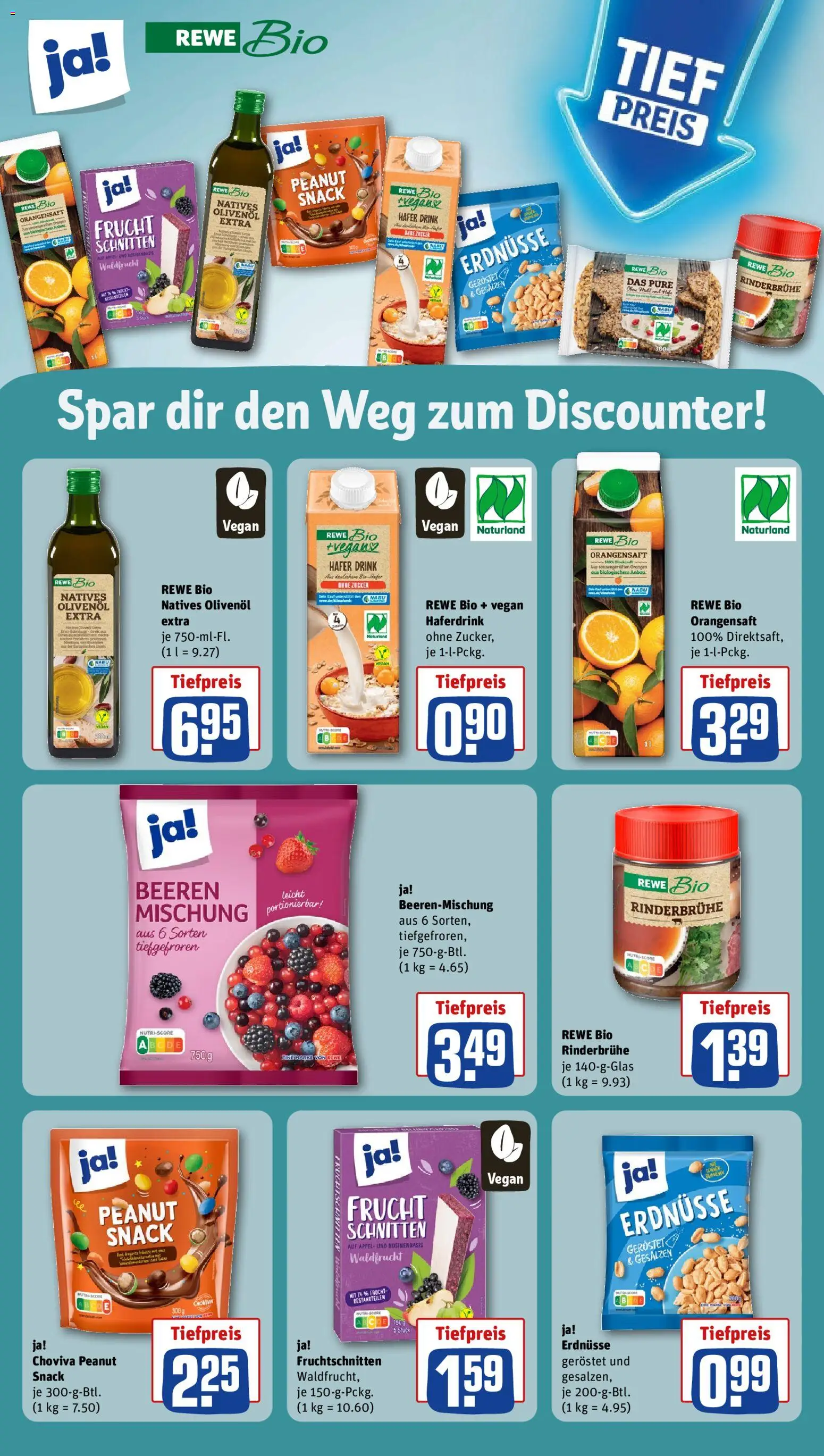 Rewe ihr Kaufpark Prospekt 	 – gültig ab 02.02.2026 | Seite: 22 | Produkte: Erdnüsse, Olivenol, Äpfel, Haferdrink