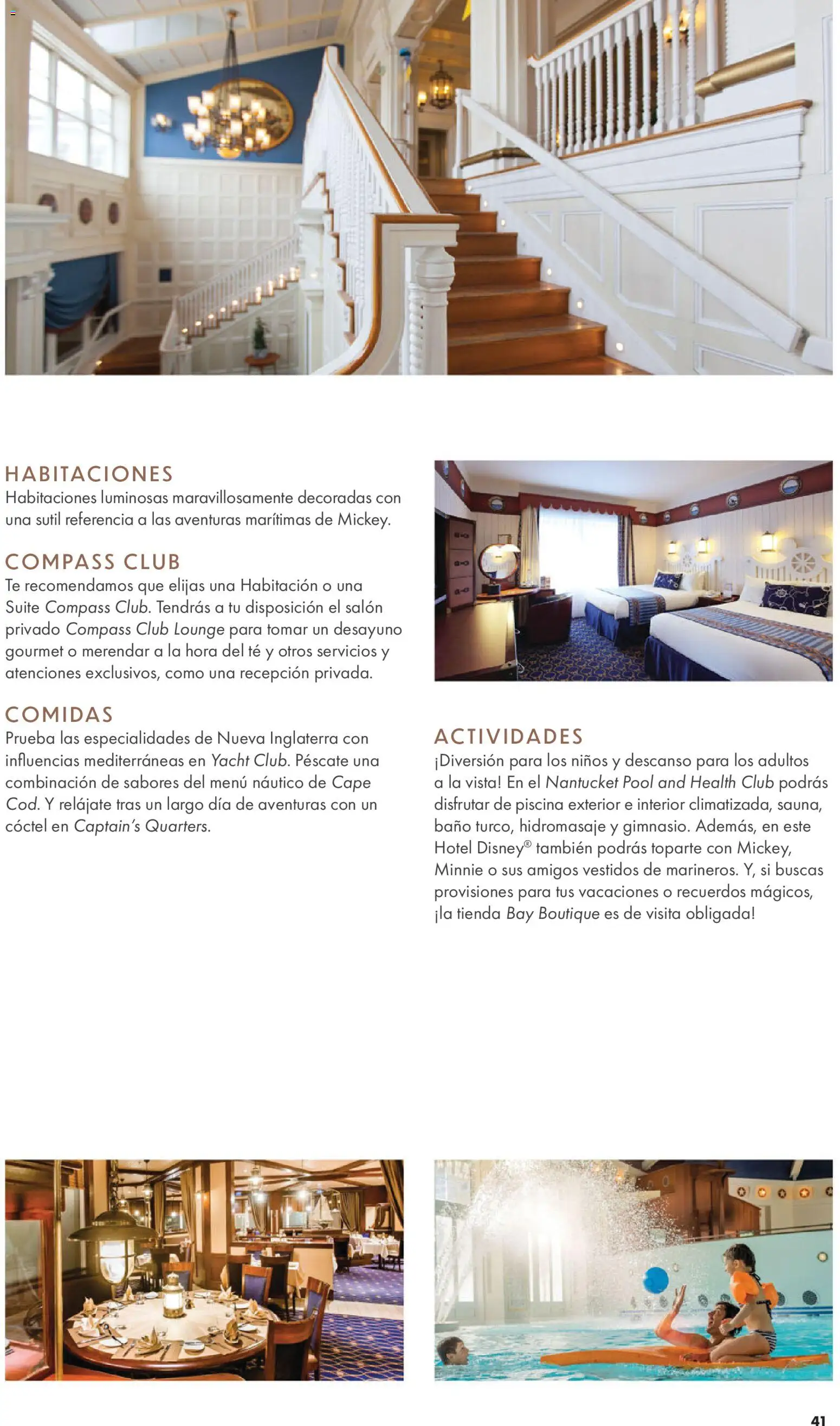 Viajes El Corte Inglés Folleto Disneyland Paris │ válido desde el 31.03.2026 | Página: 43 | Productos: Té, Baño