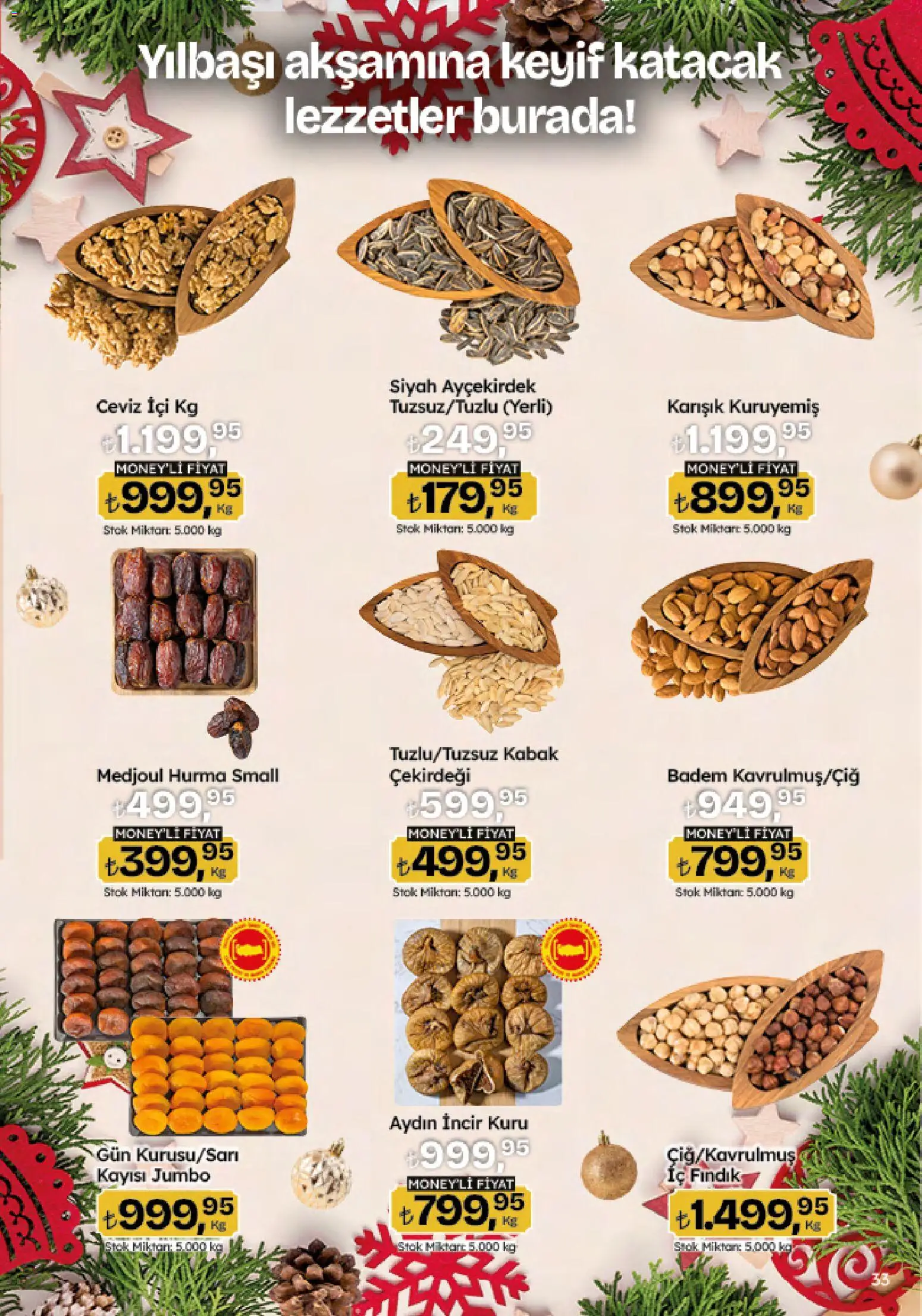 Migros Katalog - Migroskop - 04.12.2025 tarihinden itibaren geçerlidir | Sayfa: 33 | Ürünler: Fındık, Badem, Hurma, Ceviz