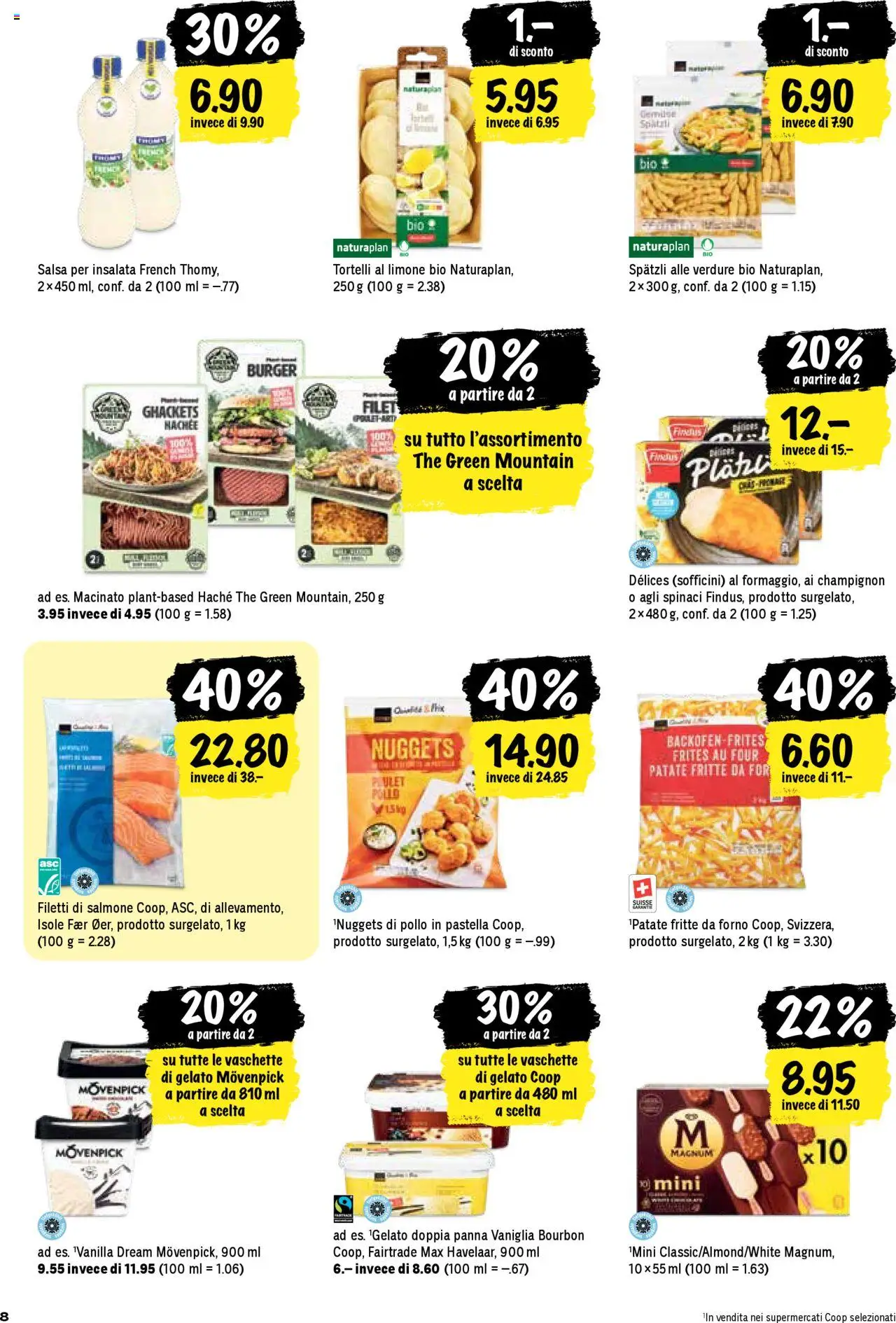 Coop - Una settimana di azioni ab 21.08.2025 | Seite: 8 | Produkte: En Kommode, Dressing, Burger, Bourbon