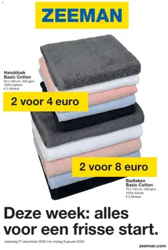 Zeeman folder - Voorbeeld van een folder van Zeeman, geldig van 27.12.2025