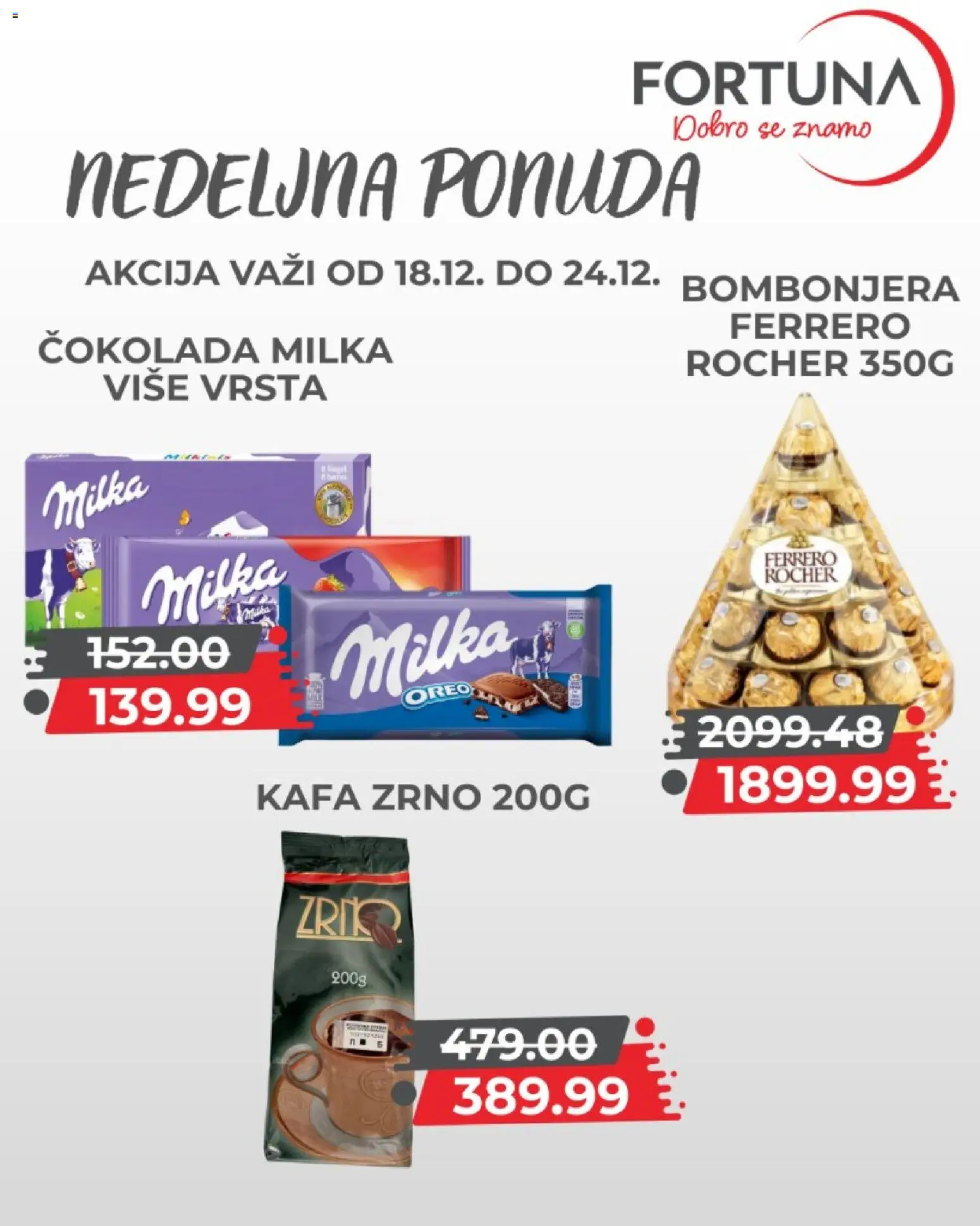 Fortuna Market katalog - važi od 18.12.2025 | Strana: 6 | Proizvode: Milka, Oreo, Kafa, Ferrero